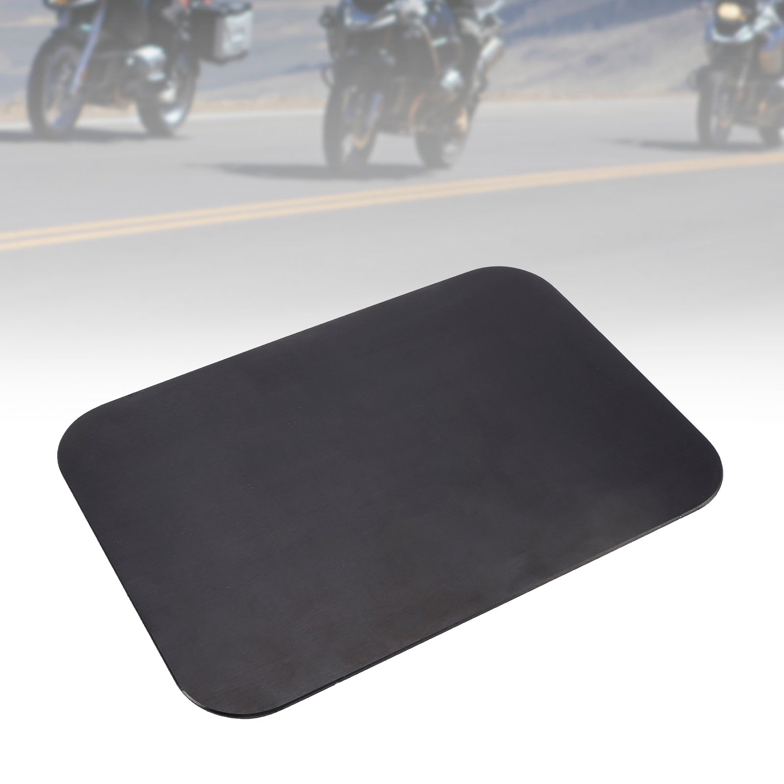 Virgin Quadrilateral Receary tagte v aluminijasti zlitini za namestitev, univerzalna prilagoditev za motocikel