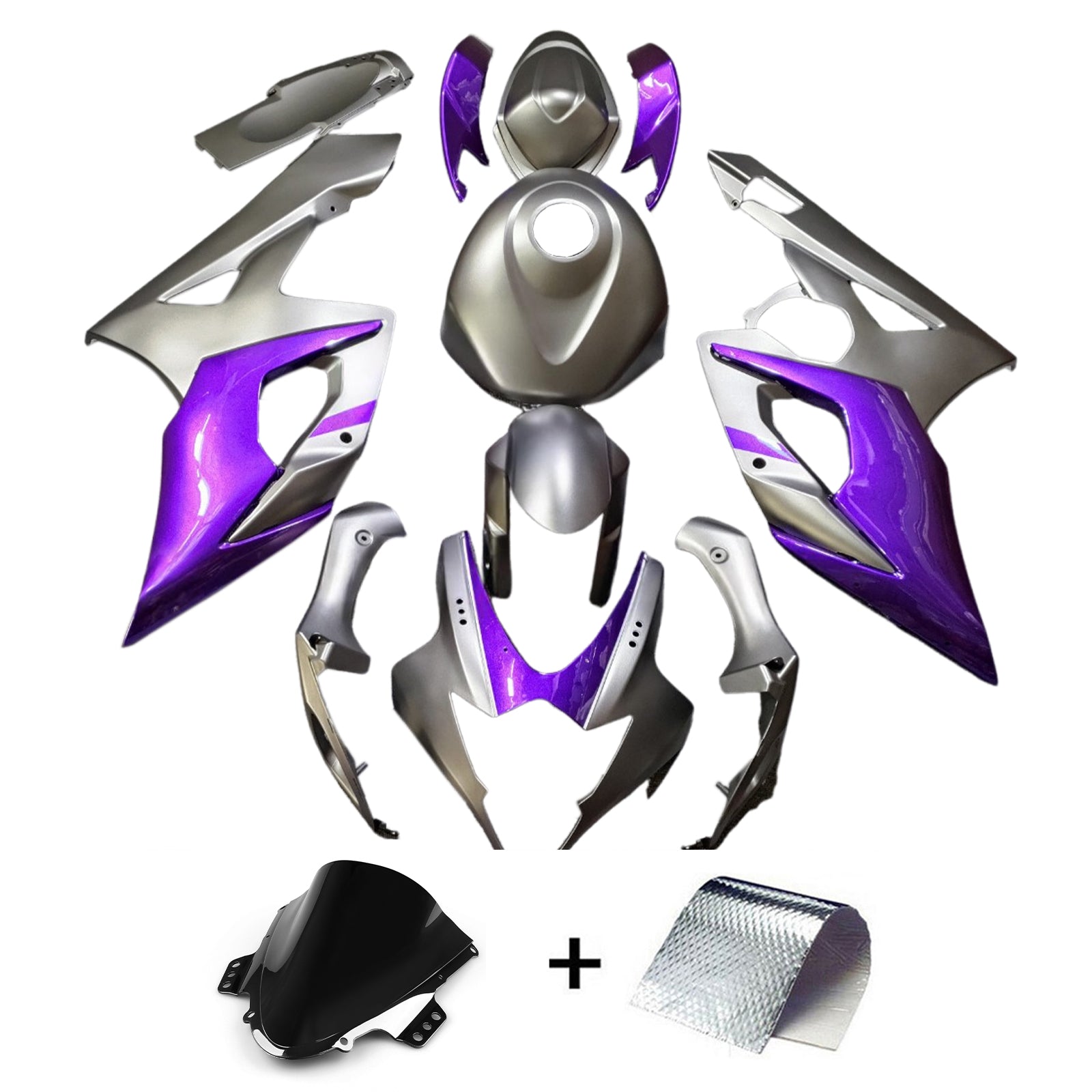 Kit di carenatura a iniezione, carrozzeria in plastica ABS per Suzuki GSXR1000 2005-2006 K5