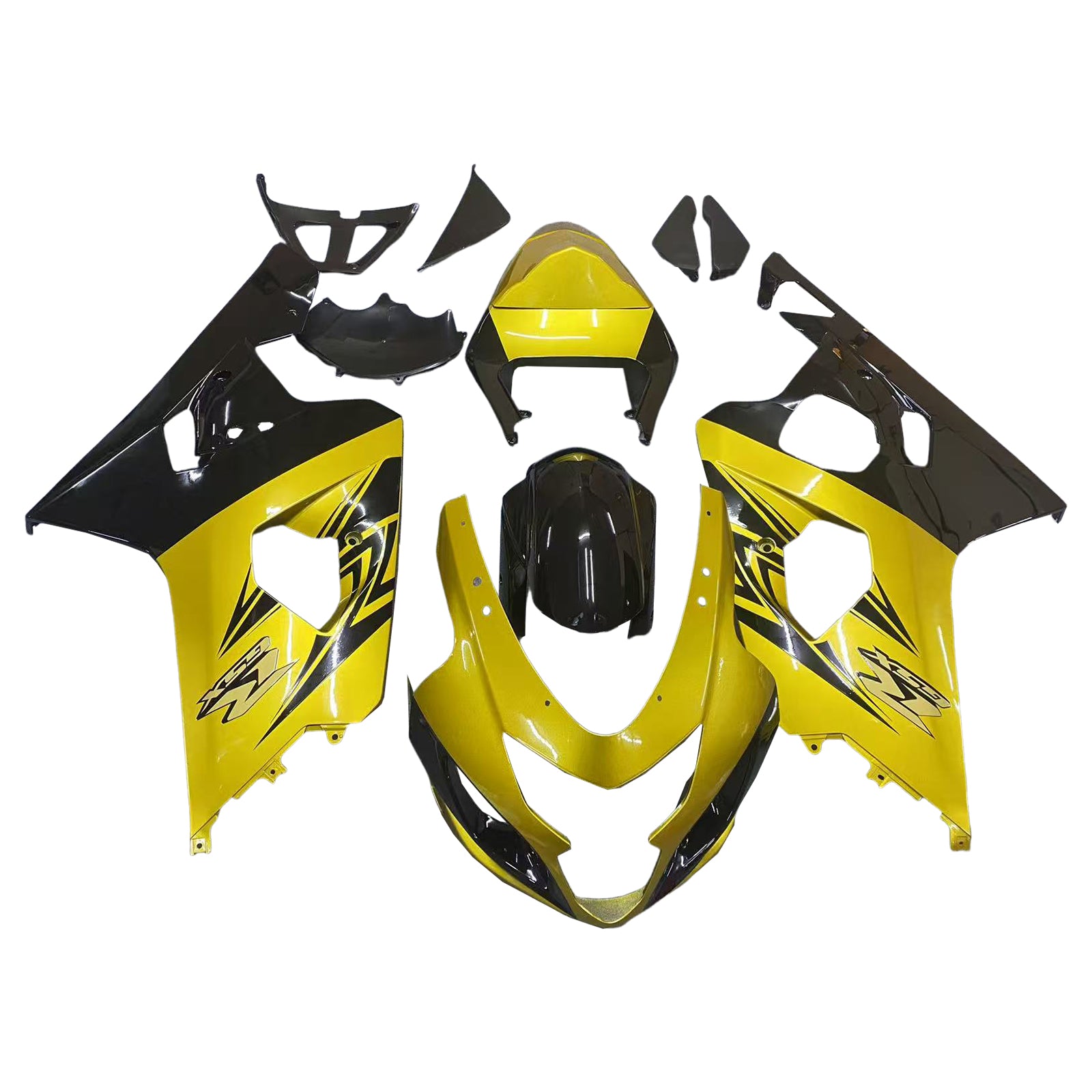 2004-2005 Suzuki GSXR 600/750 K4 Kit de carénage injection de carrosserie en plastique