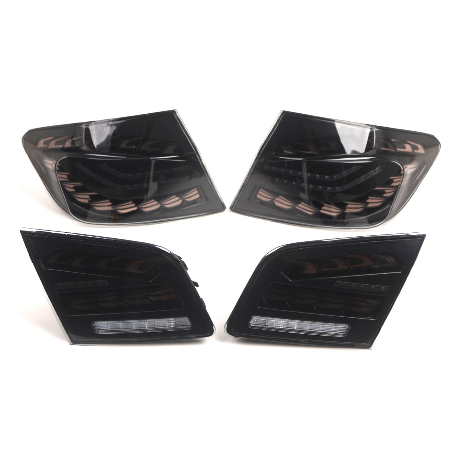 Luci posteriori a LED fumo per BMW Serie 5 di 6a generazione (2010-2016) (5F10, F18, M5, L&R)