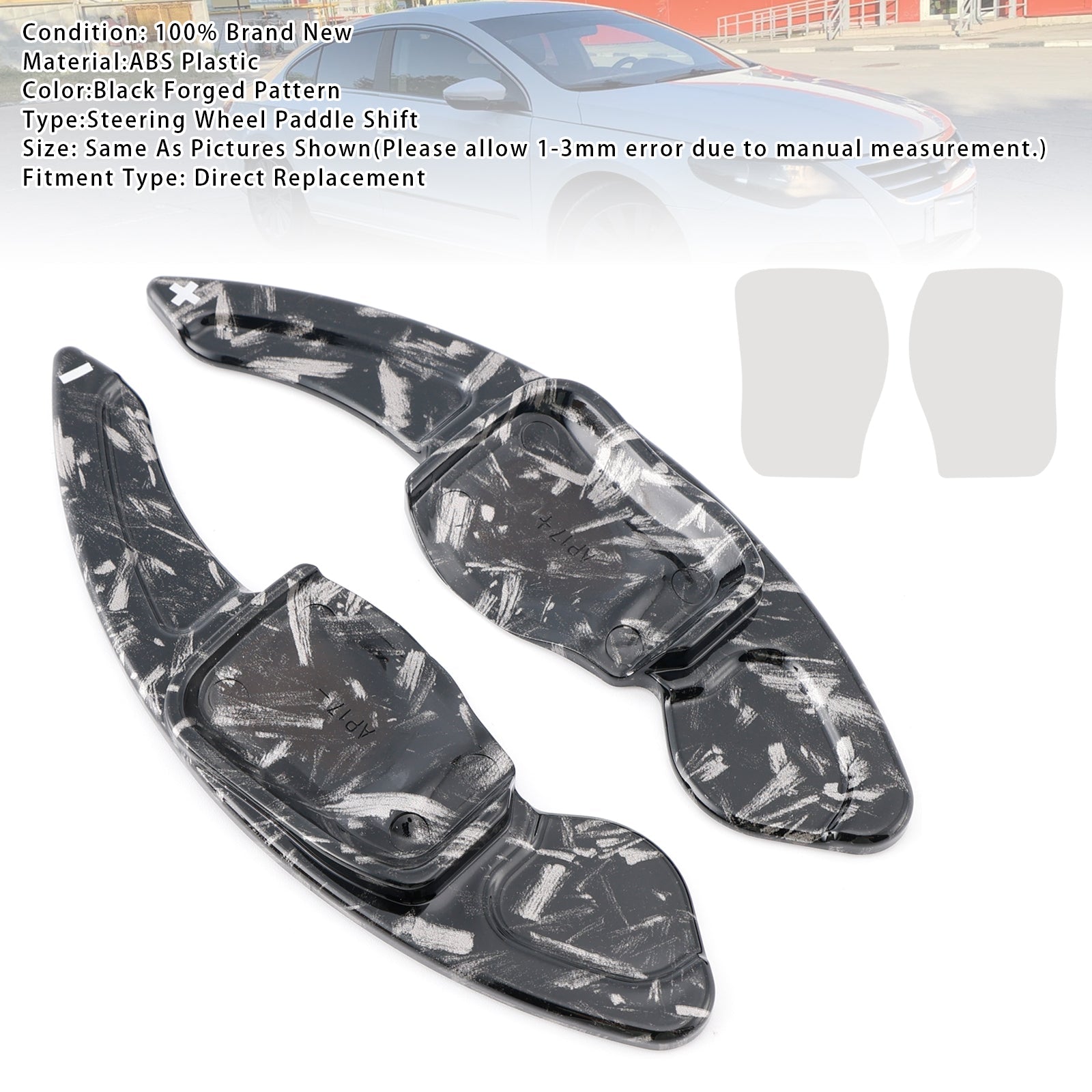 Verlenging van snelheidsverandering pallets achter het wiel voor stoel VW Scirocco