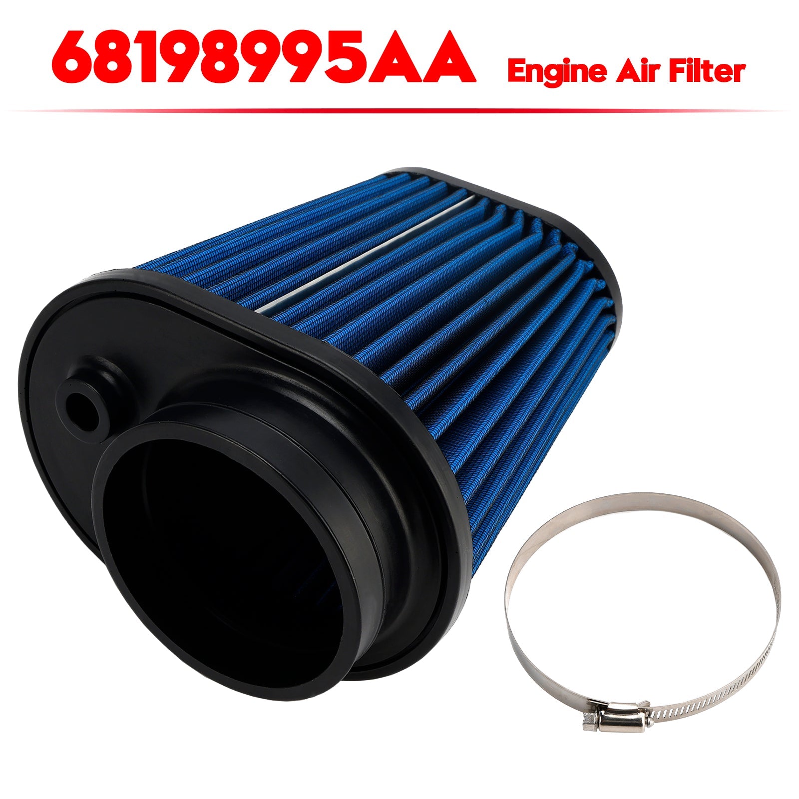 Filtro aria motore per Chrysler 300 (2011-2023) e Dodge Challenger Charger, codice 68198995AA