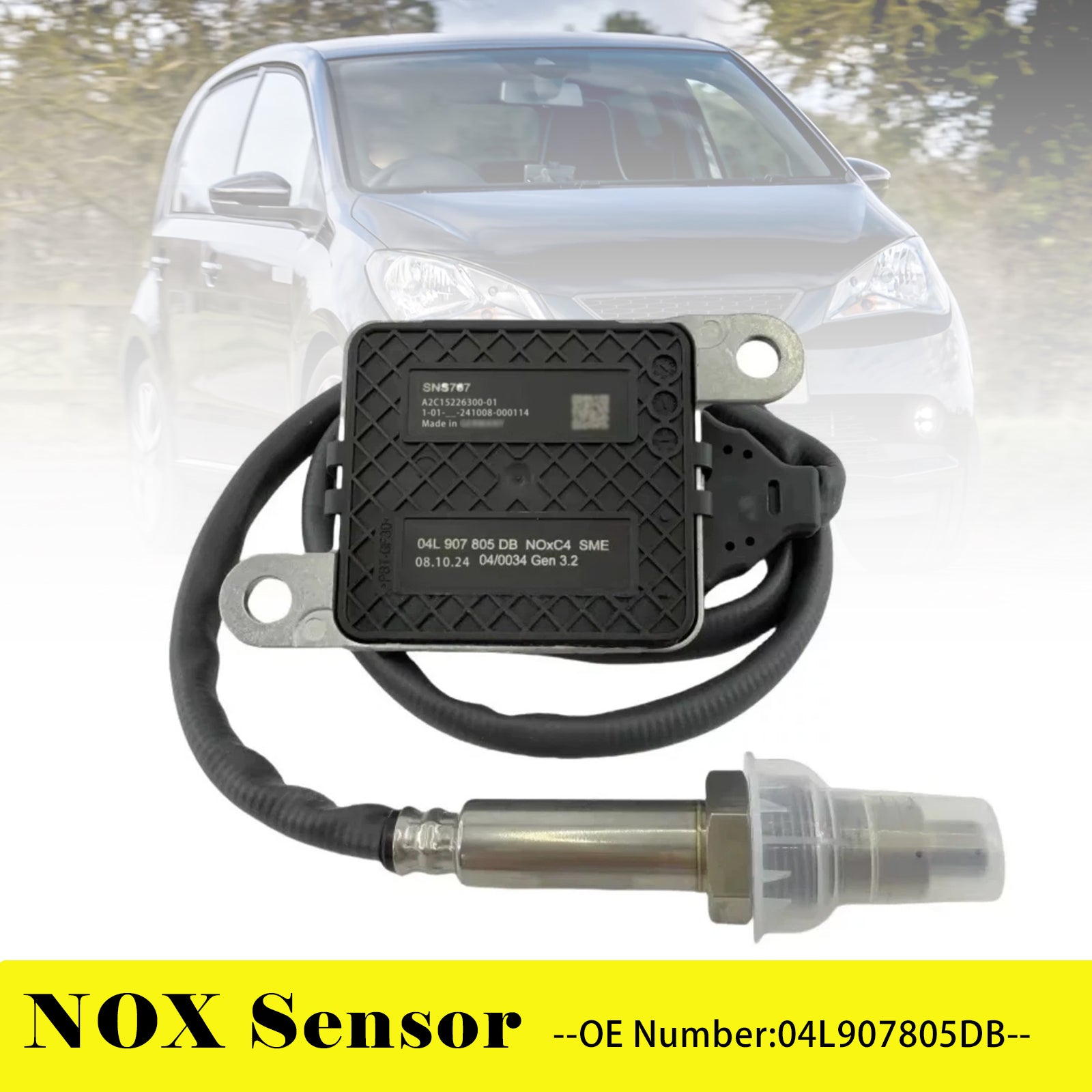 Typpioksidi (NOx) anturi VW:lle, Audille, Seatille ja Skodalle, osanumero 04L907805DB