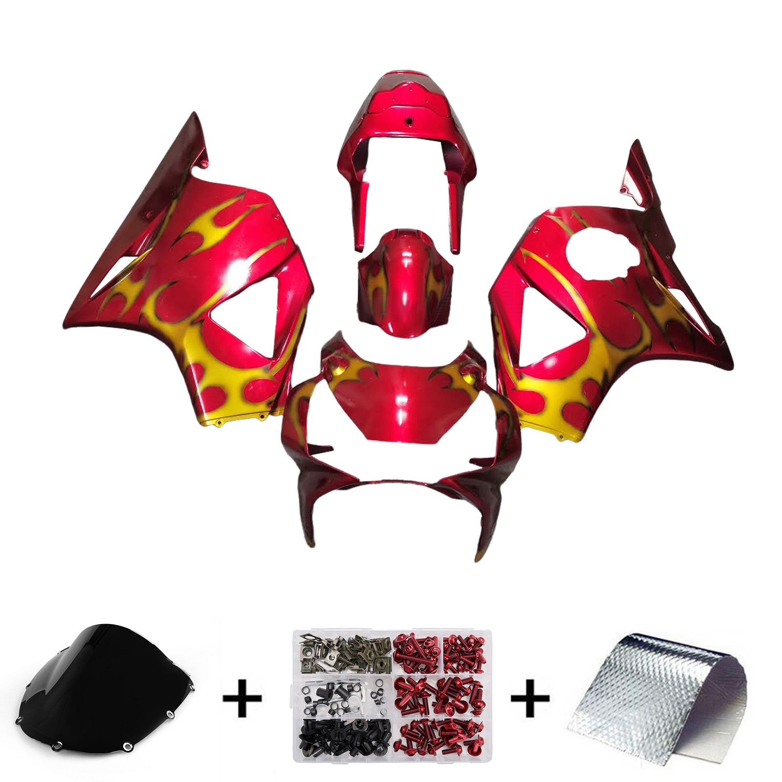 Kit van een tekort geïnjecteerd in ABS-plastic voor Honda CBR954 2002-2003