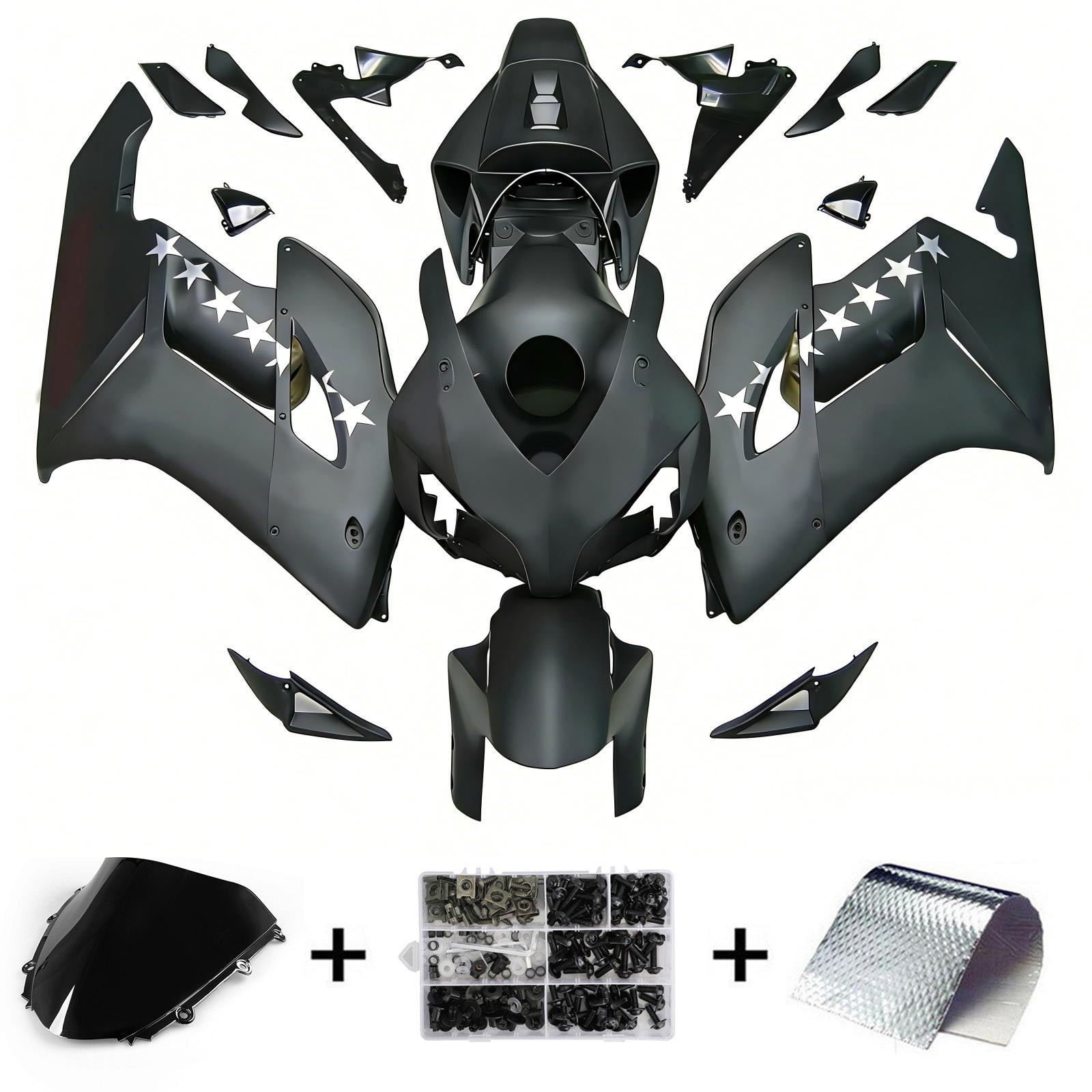 Kit de carénage par injection, carrosserie en plastique ABS pour Honda CBR1000RR 2004-2005
