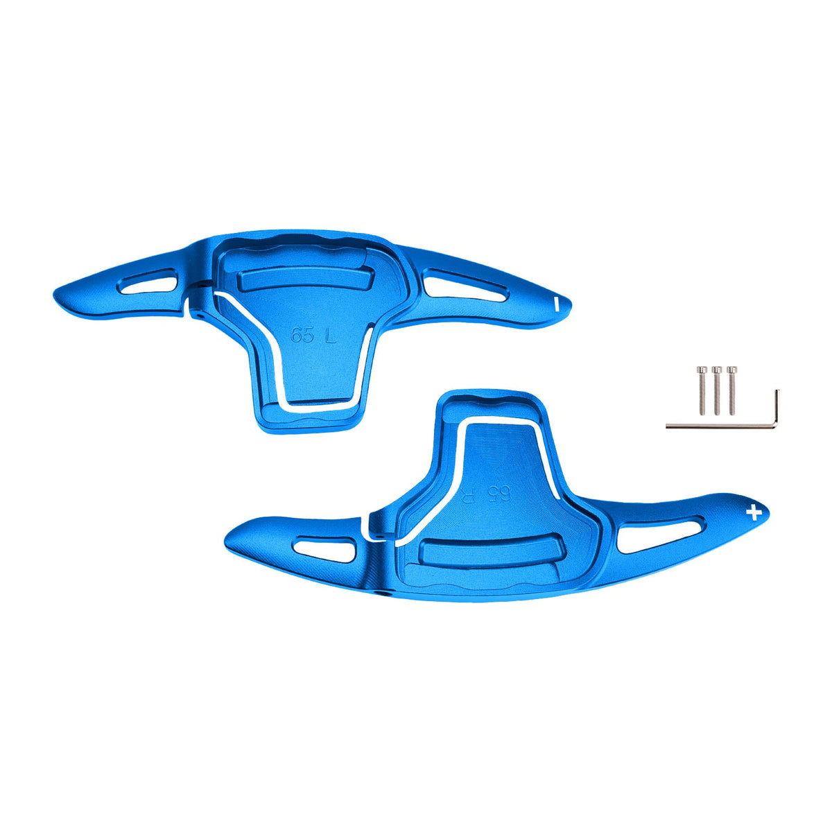 Palettes de changement de vitesse au volant pour Kia K5 2016-2019, aluminium bleu