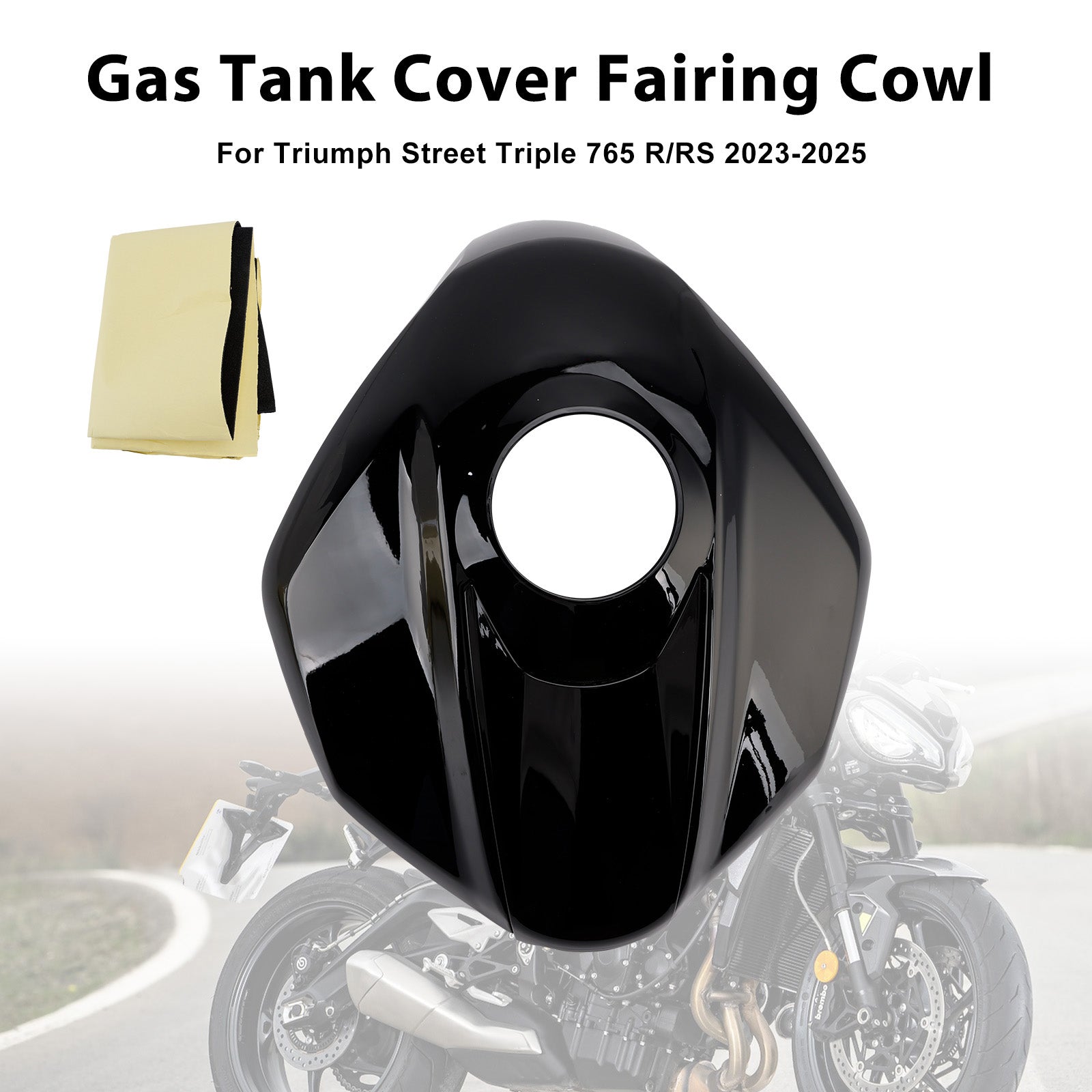 Cache de réservoir d'essence et garniture de carénage pour Street Triple 765 R/RS 2023-2025