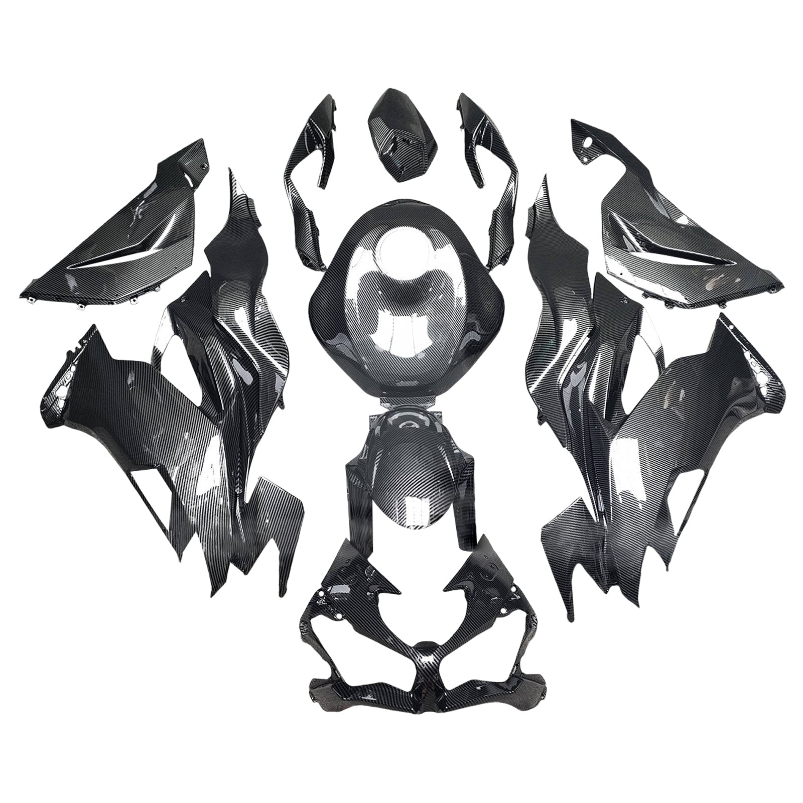 Zestaw owiewki wtrysku, plastikowy korpus ABS dla Kawasaki ZX6R 2019-2023