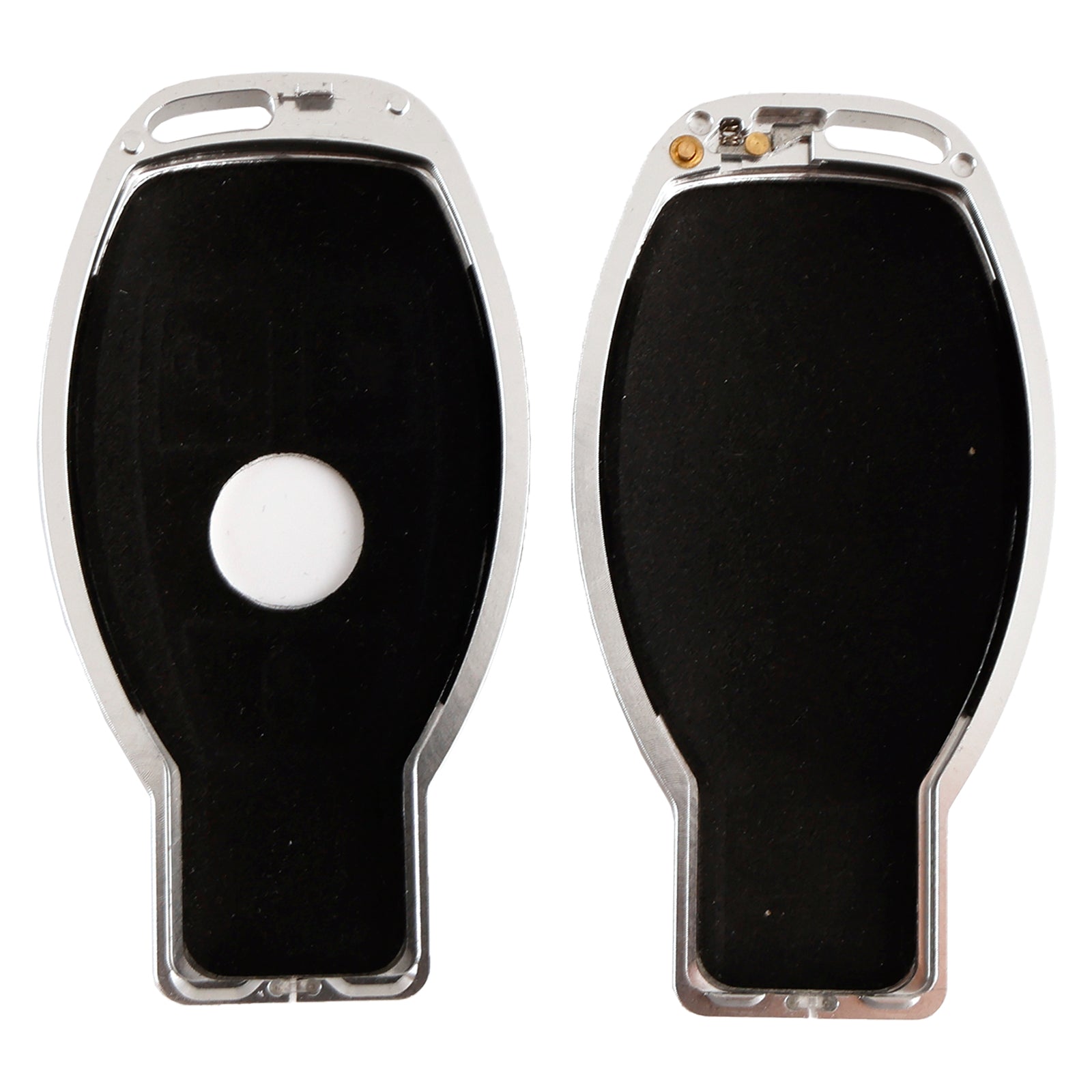 Custodia in pelle e lega&#39;Cover in alluminio TPU per chiave auto per Benz GLC GLK CLS rosa