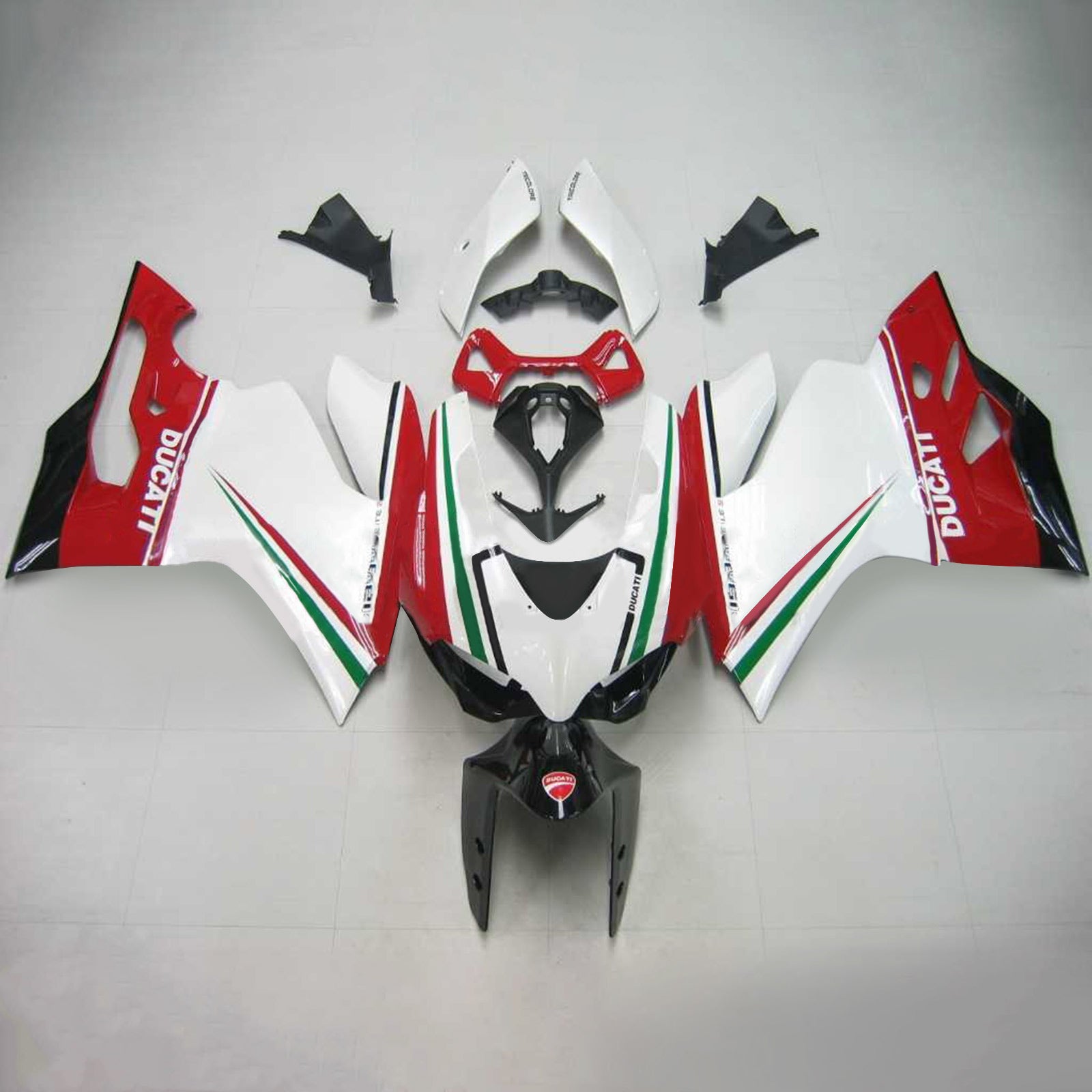 2012-2015 Ducati 1199/899 Plastica Abs Carrozzeria Iniezione Kit Fit