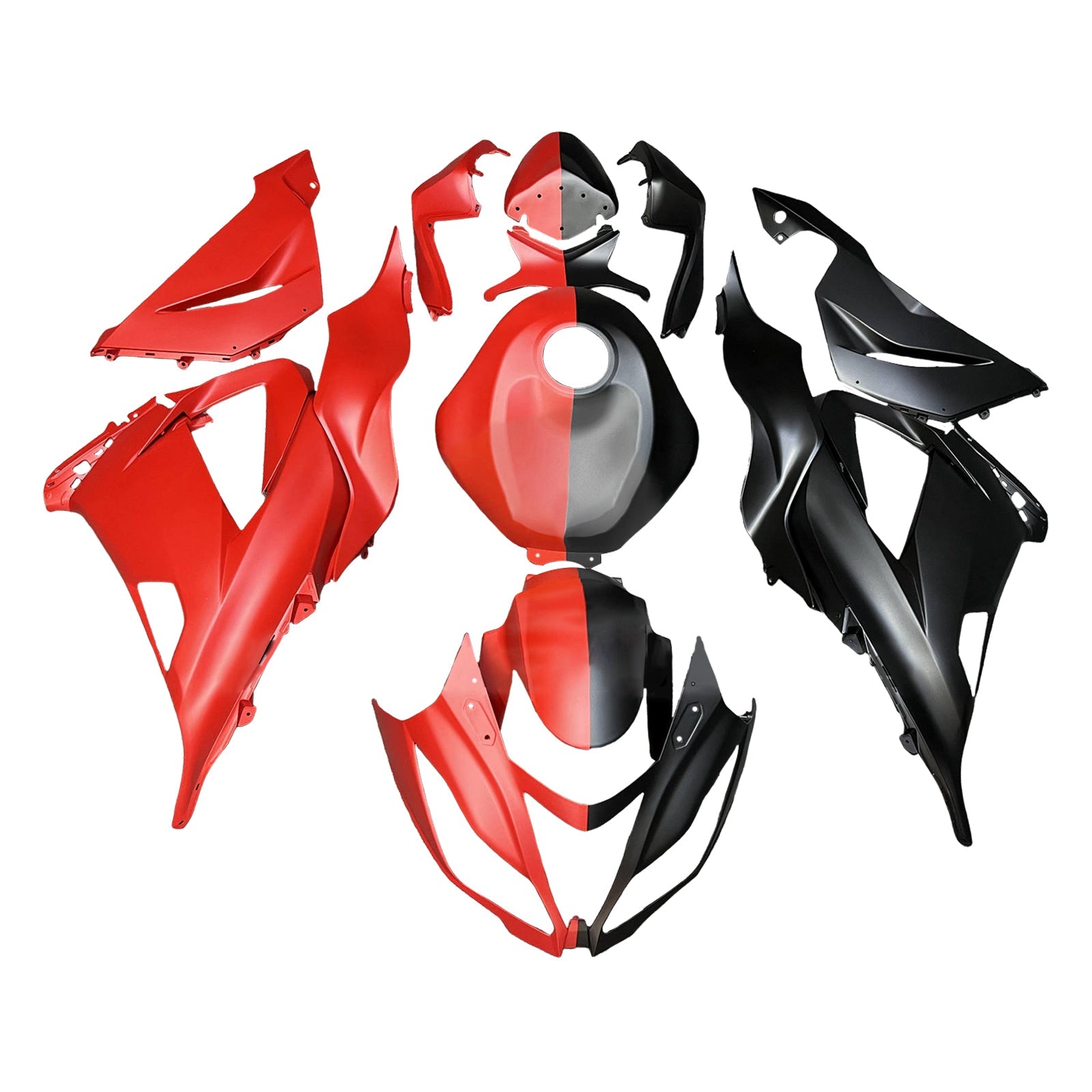 Kit de carénage par injection, carrosserie en plastique ABS pour Kawasaki ZX6R 636 2013-2018