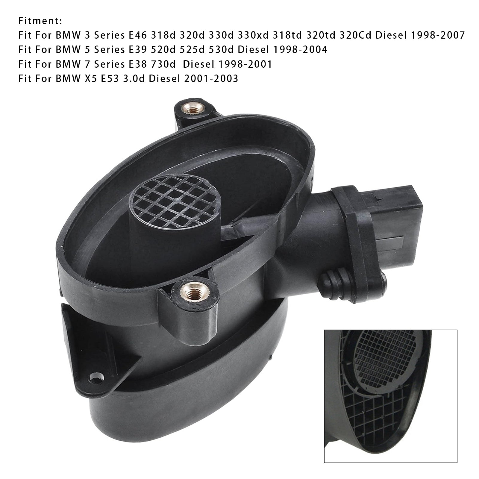 Czujnik przepływomierza d&#39;masa powietrza do BMW E38 E39 E46 E53 98-05 0928400468