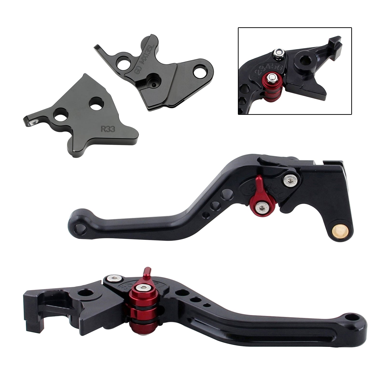 Ročica kratke zavore in sklopke za Yamaha YBR125 2005–2014