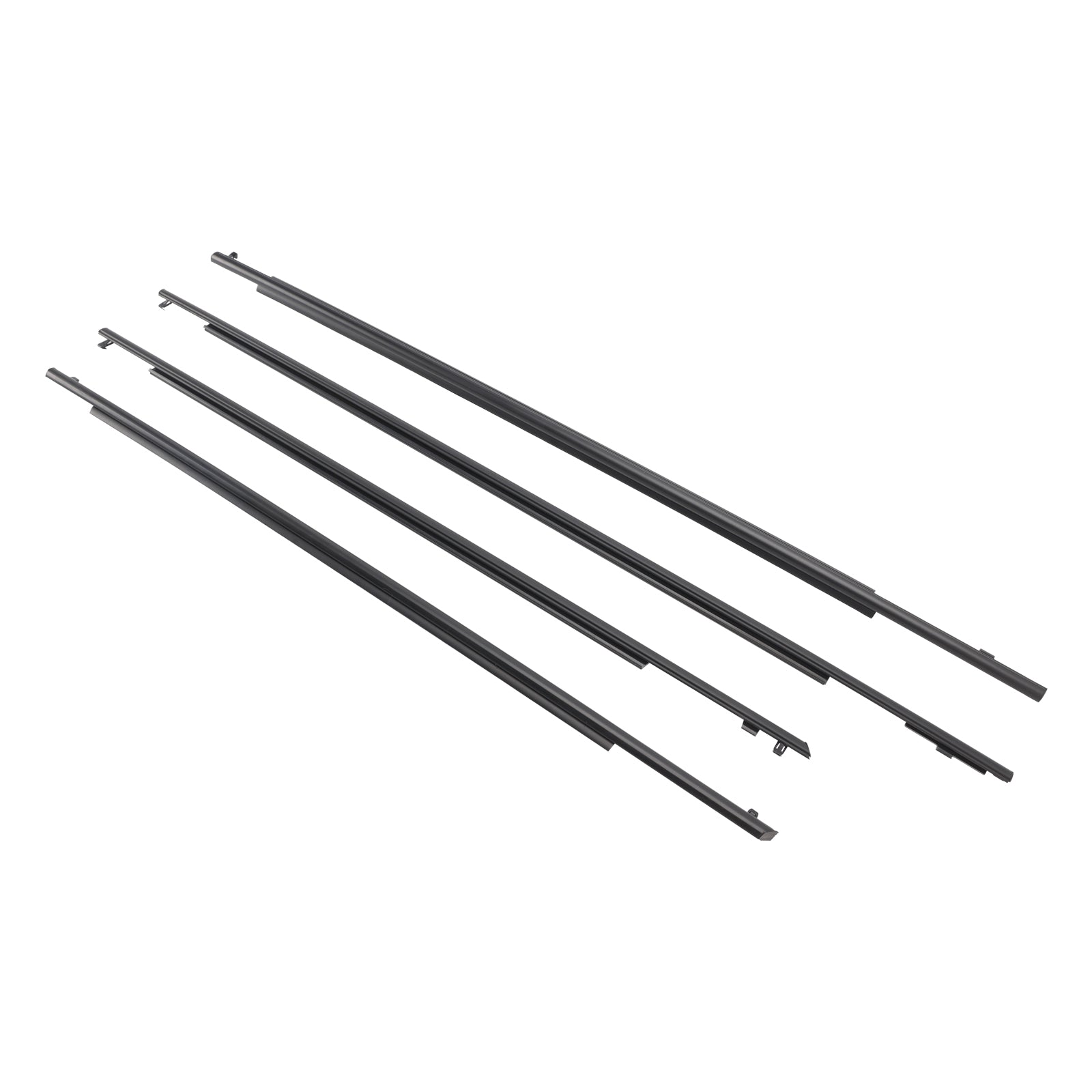 Bande d'étanchéité extérieure pour ceinture de porte en verre, 4 pièces, pour Toyota Prius 2010-2015