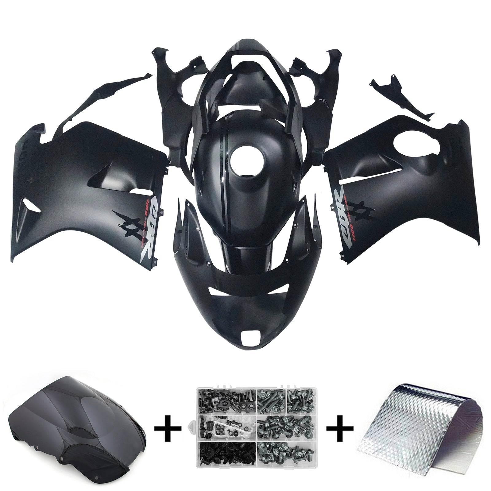 ABS Plastic Kairing Kit voor Honda CBR1100XX SuperBlackbird 1996-2007