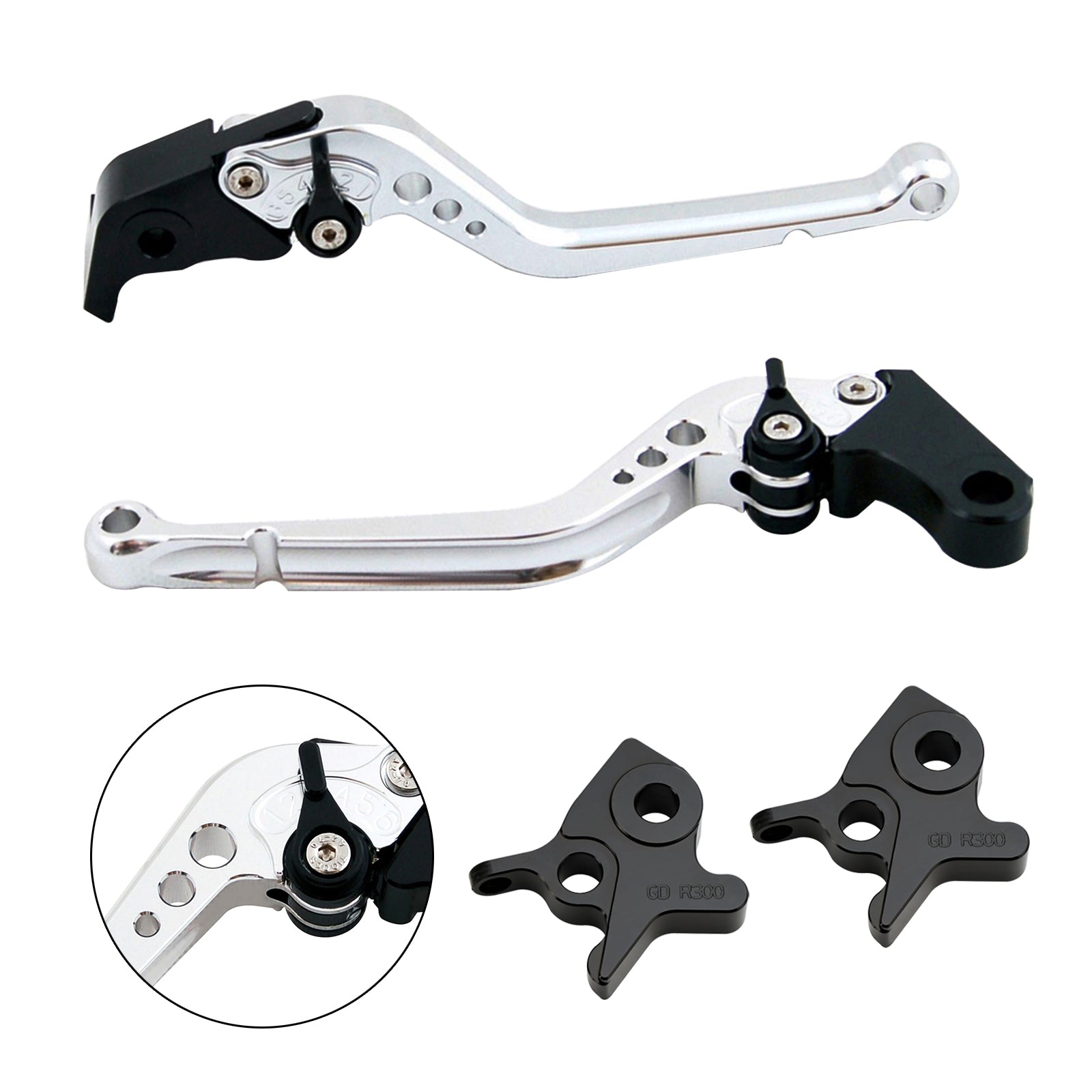 Levier de frein et d'embrayage long pour KYMCO AK550 2017-2022
