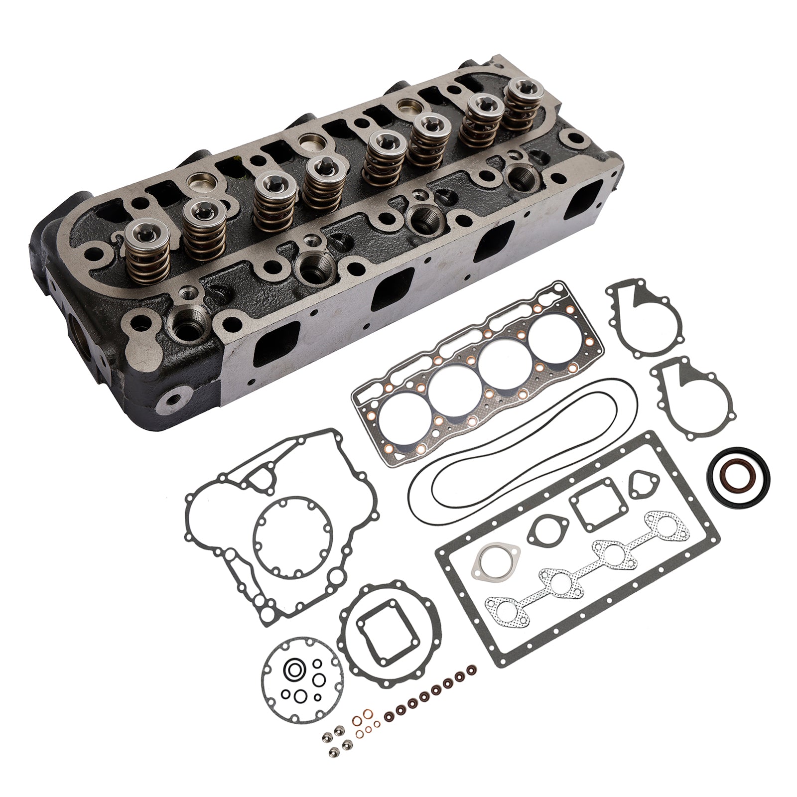 Testata completa + kit guarnizioni per Kubota V1505 V1505D 1G091-03044