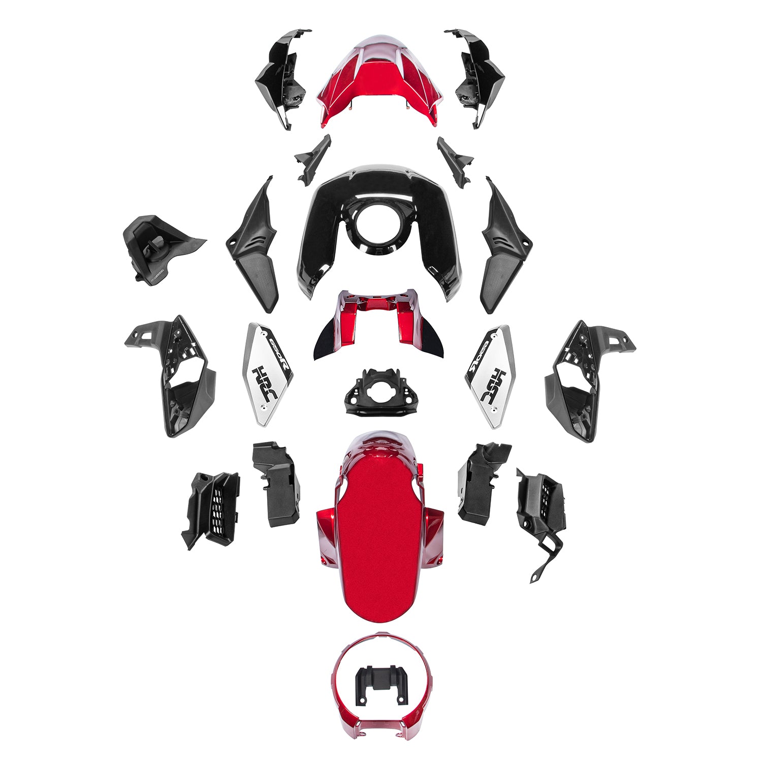 Carénage de moulage par injection en plastique ABS adapté pour Honda CB 650 R CB650R 2021-2023 08#