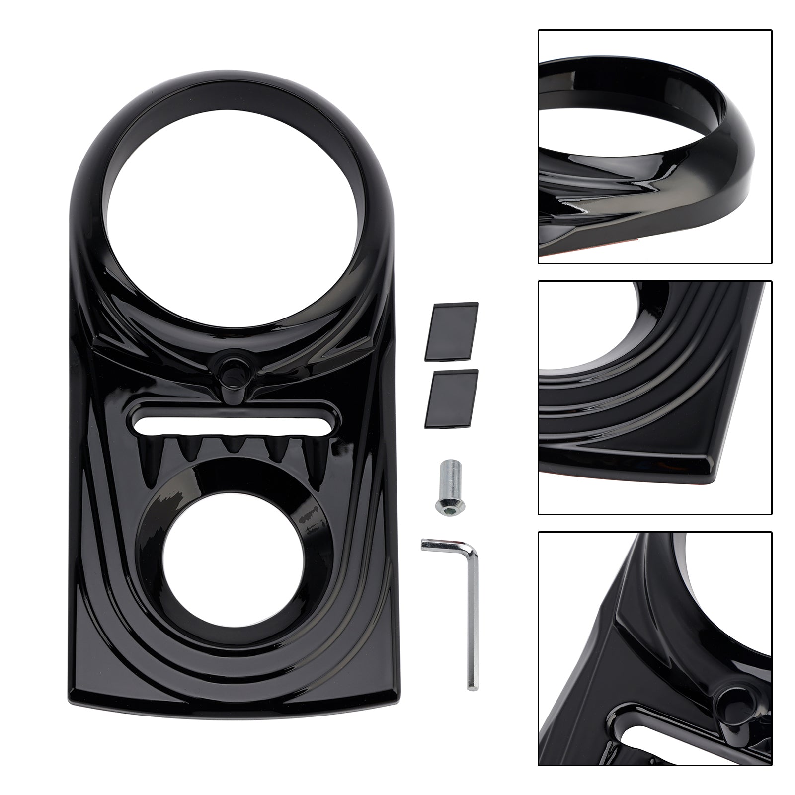 Cache de tableau de bord pour réservoir d'essence de Softail FLSTC FXST Street Glide