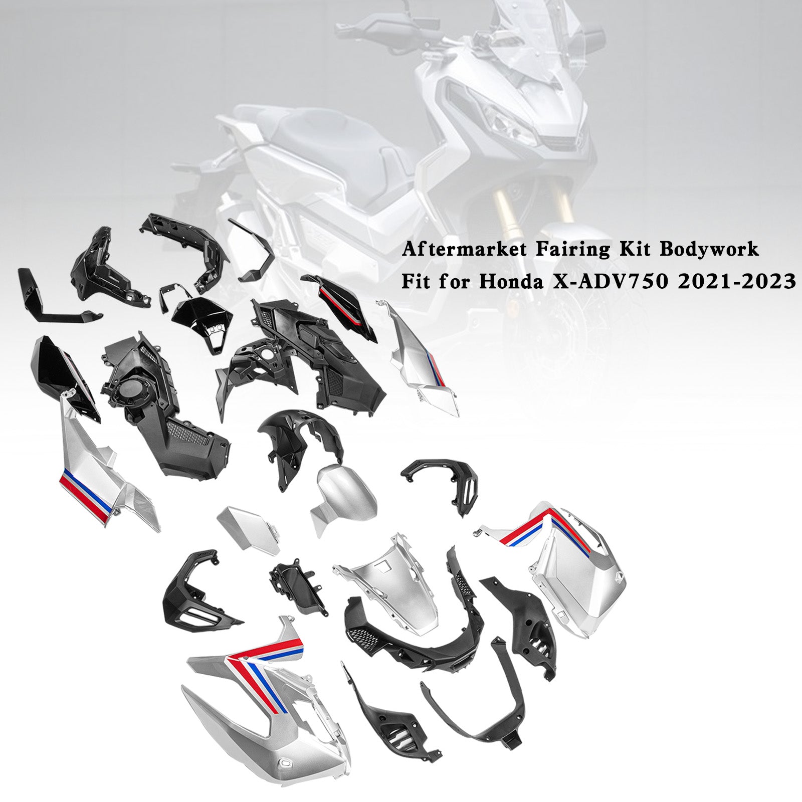 Carrosserie de carénage de moulage par injection pour Honda X-ADV 750 XADV750 2021-2023 02#