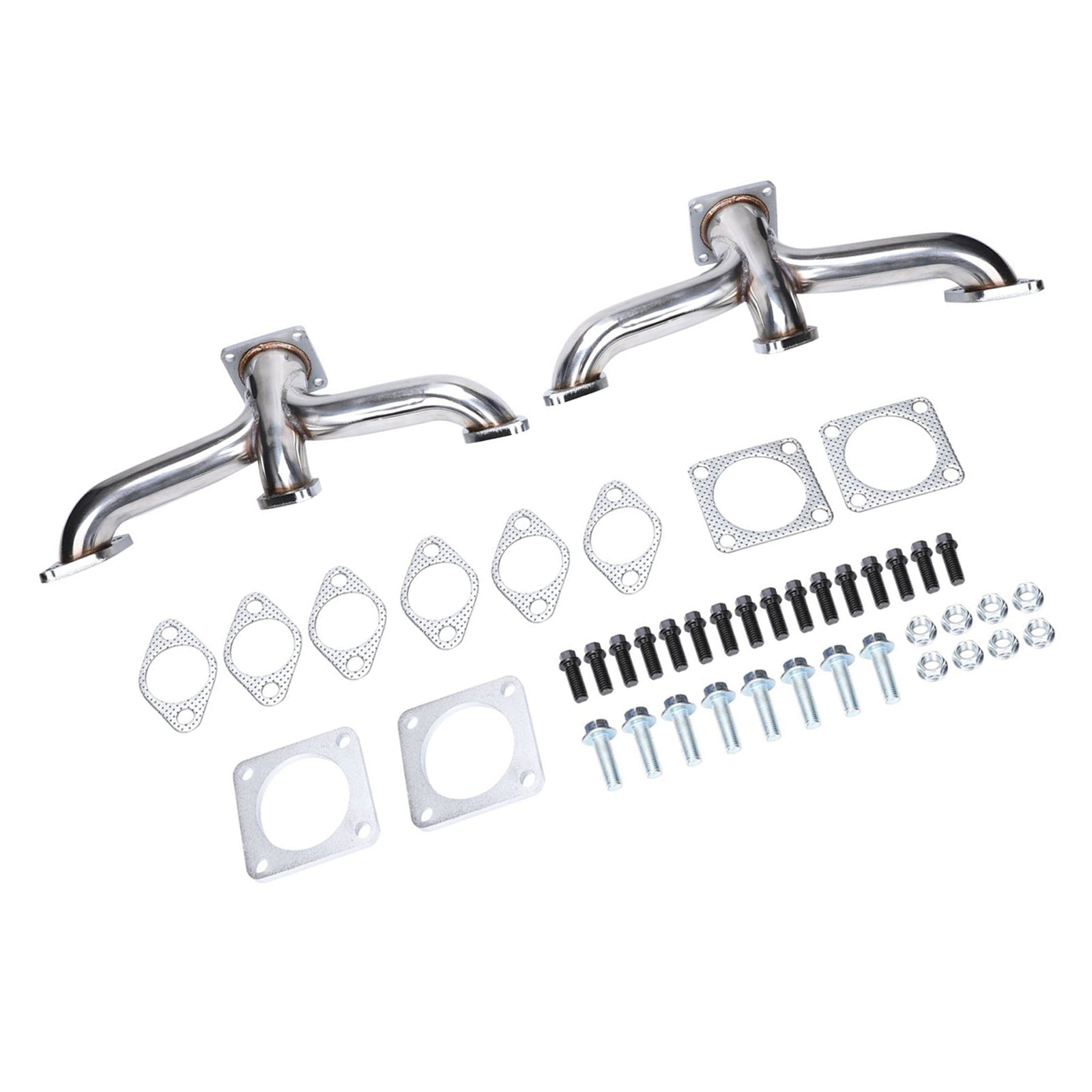 Échappement Header Shorty pour Pickup Ford Flathead V8 1932-1953 - Acier Inox