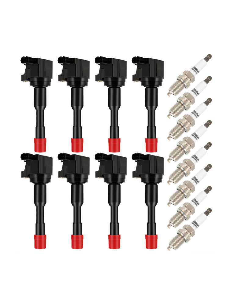 Conjunto de 8 bobinas de encendido + UF374 Velas para Honda Civic Hybrid L4 2006-2010