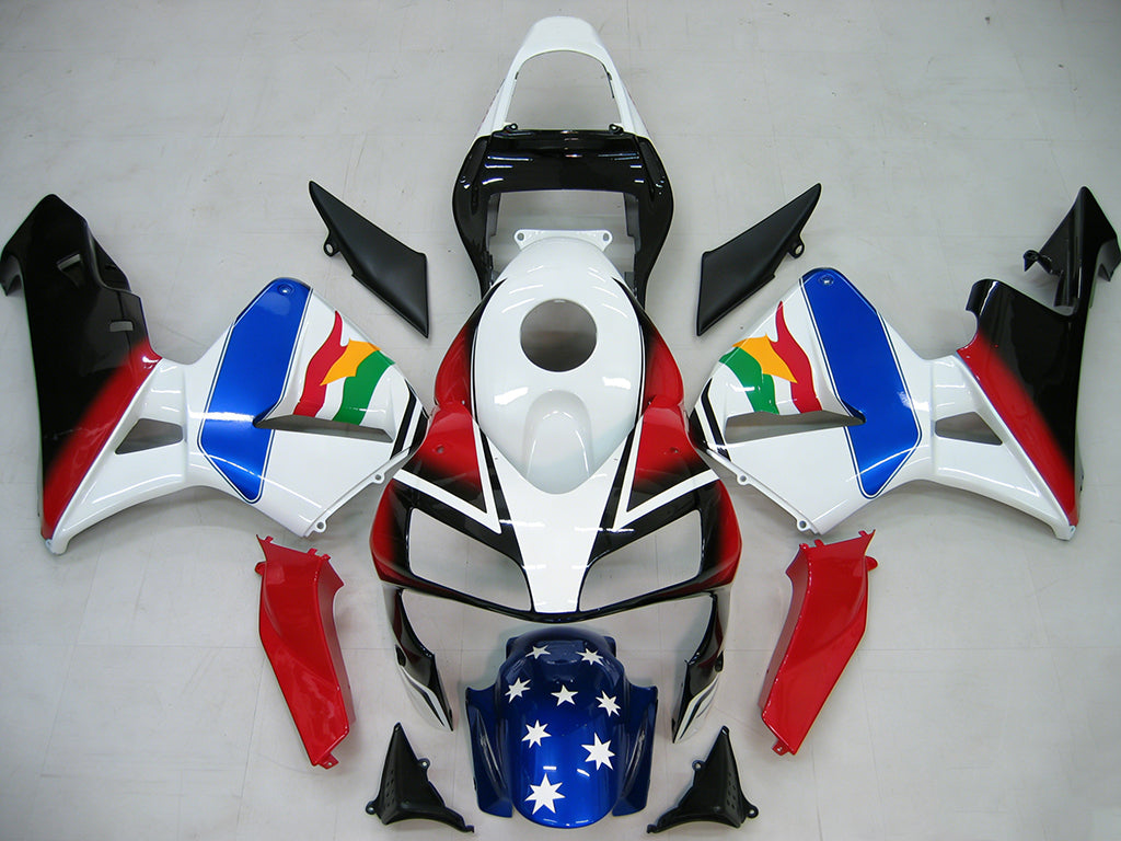 Kit de carénage par injection, carrosserie en plastique ABS, compatible avec Honda CBR600RR 2003-2004