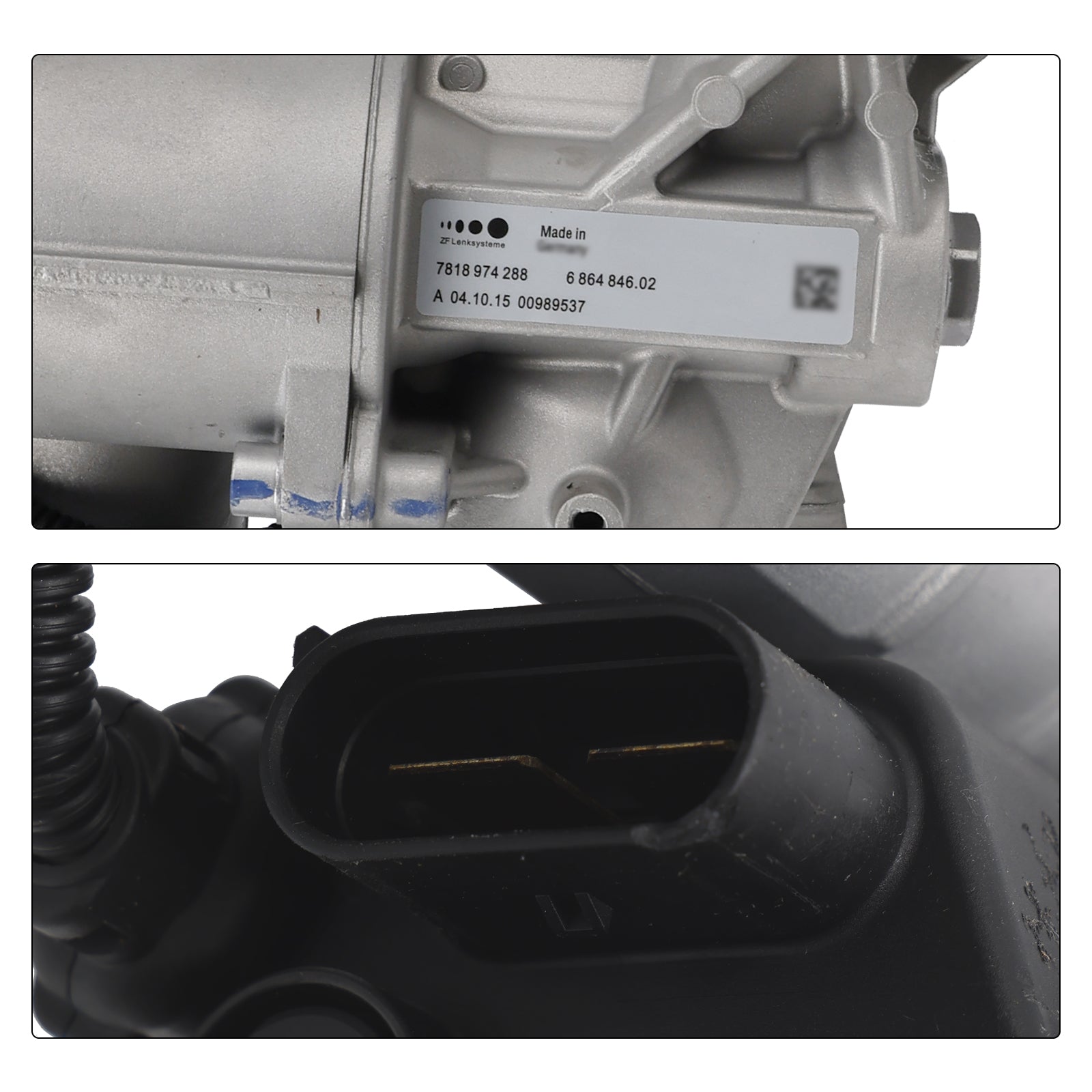 Cremallera de dirección eléctrica de 24 V para BMW Serie 6 (F06, F12, F13) (2012-2024) - Números de pieza :32106795238 y 32106798402