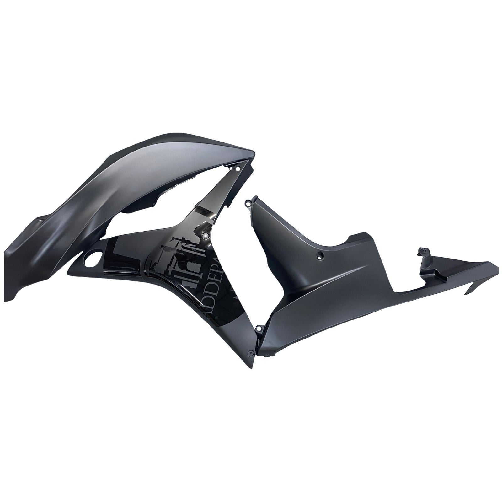 Kit de carénage par injection , carrosserie en plastique ABS Pour Honda CBR600RR 2007 2008 Matt Black