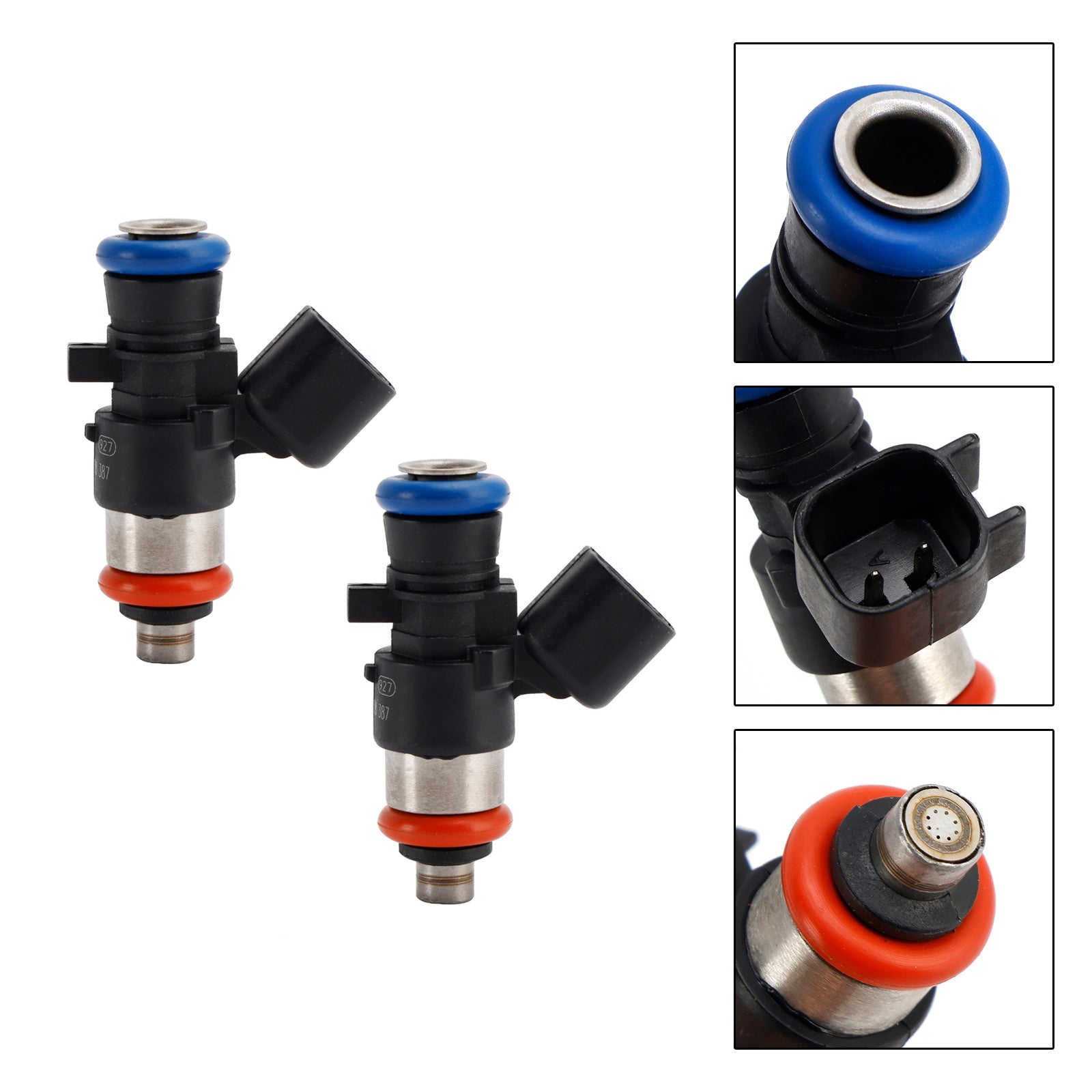 Inyectores de combustible de 2 piezas 0280158387 para recorrer FLHXSE CVO Street Glide 2017-2023