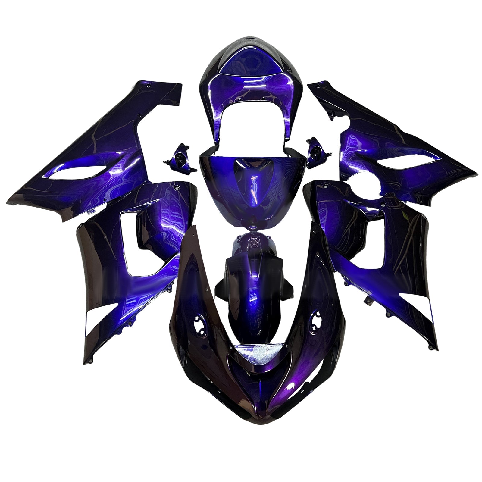 Kit de carénage par injection, carrosserie en plastique ABS pour Kawasaki ZX6R 636 2005-2006