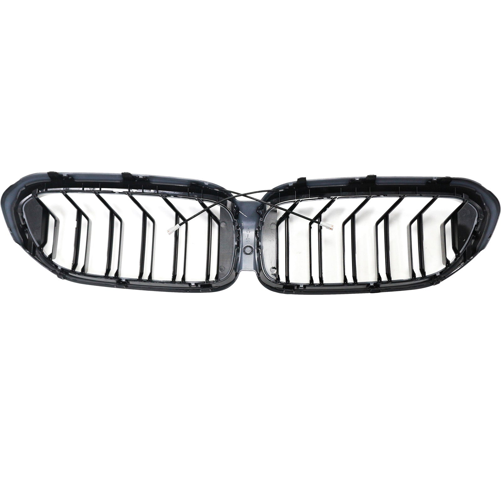 Calandre avant à double lamelles pour BMW Série 5 G30 G31 2017-2020, noir brillant