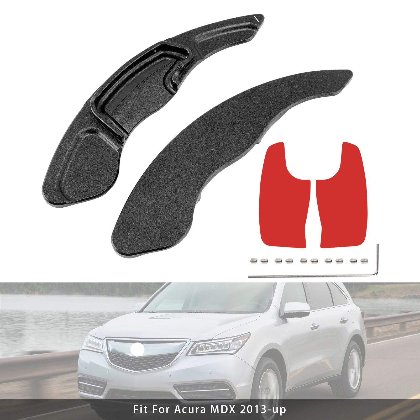 EXTENSIÓN DEL CAMBIO DE VELOCIDAD PALETS VOLING VOLING PARA ACURA MDX RDX TLX en aluminio