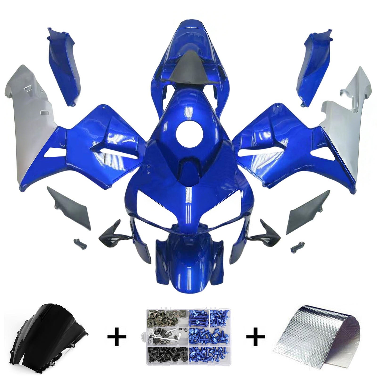 Kit de carénage par injection, carrosserie en plastique ABS pour Honda CBR600RR 2003-2004 F5