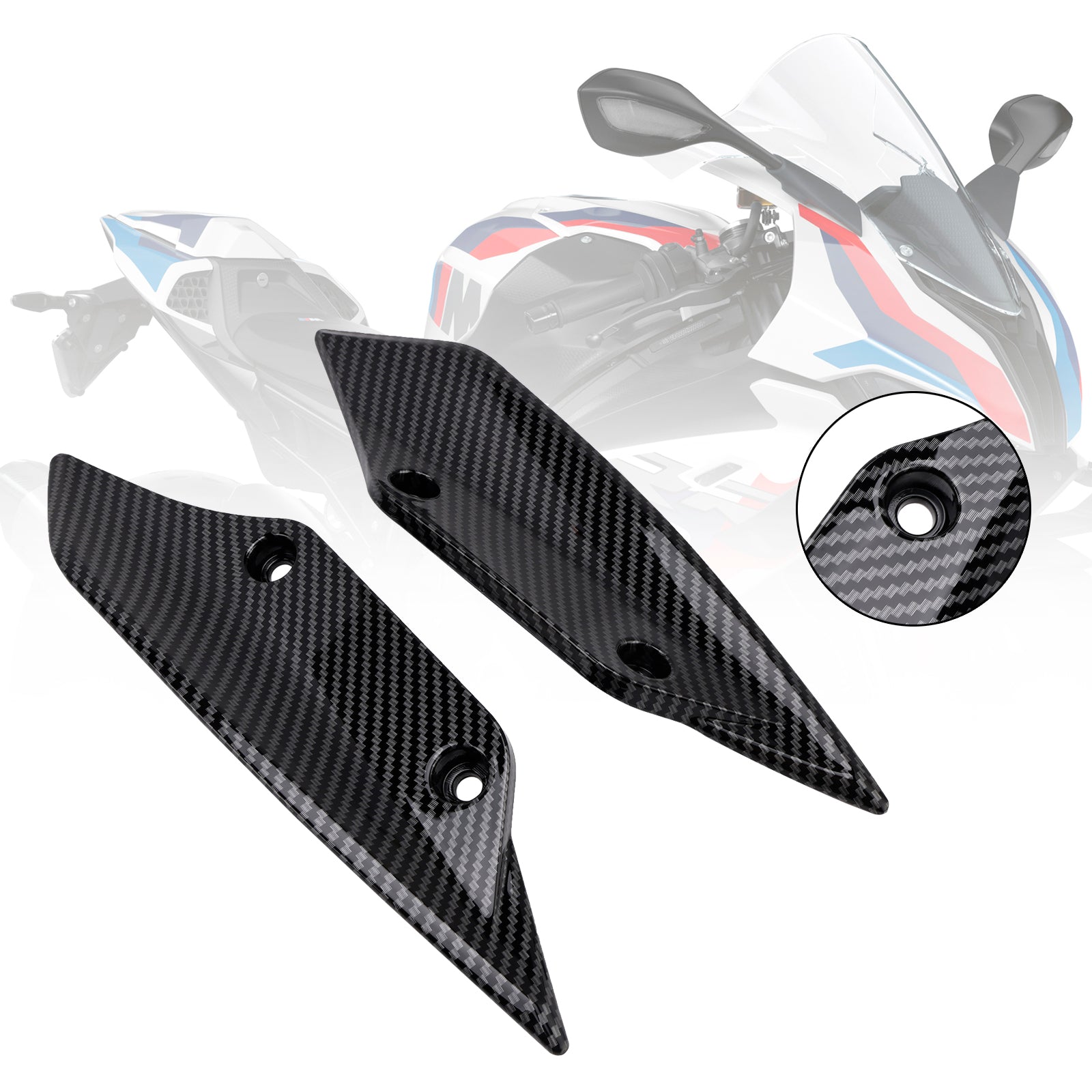 Ailettes de spoiler avant pour BMW S1000RR 2015-2018