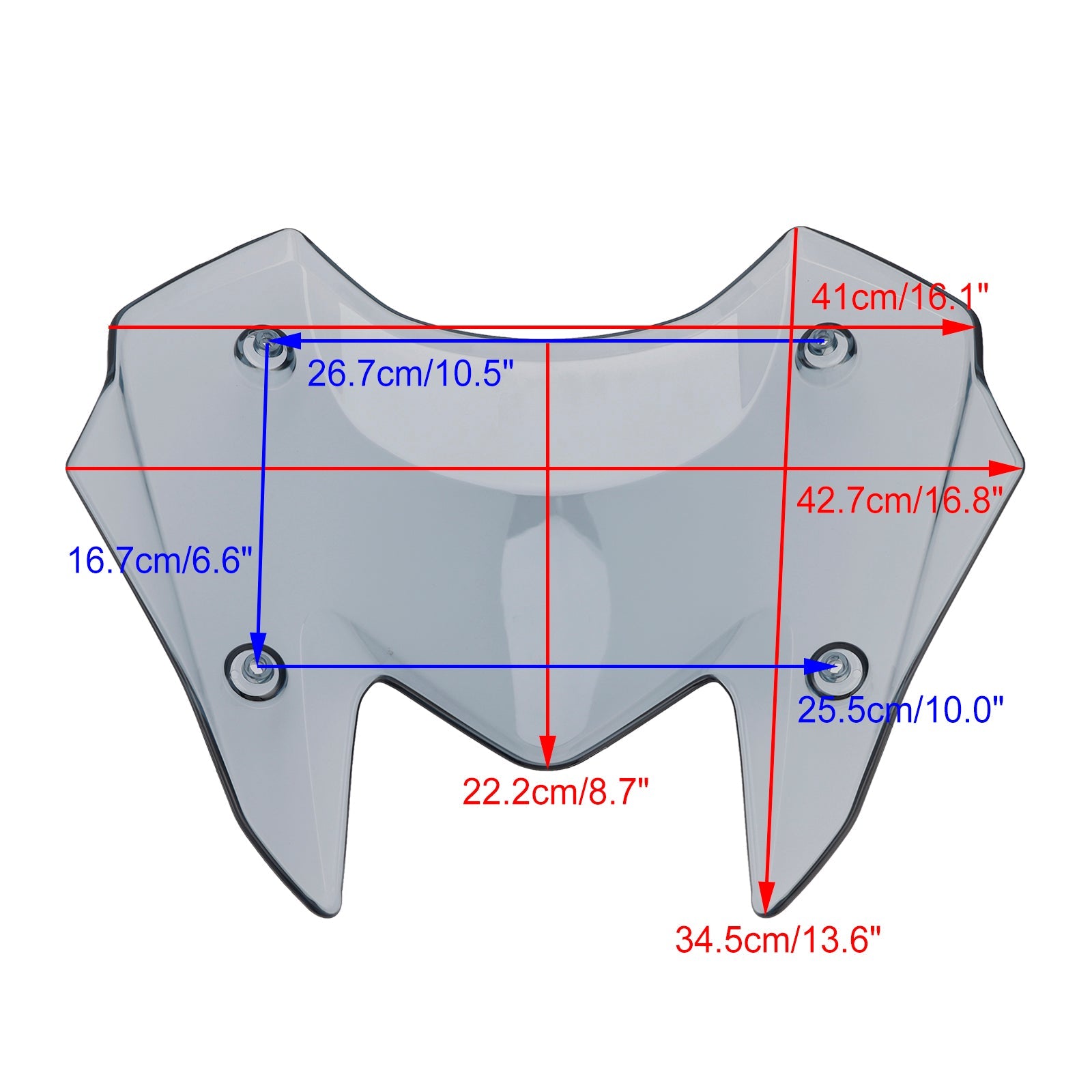 Vetrobransko steklo in podpora za Yamaha T-Max 560 2022-2024