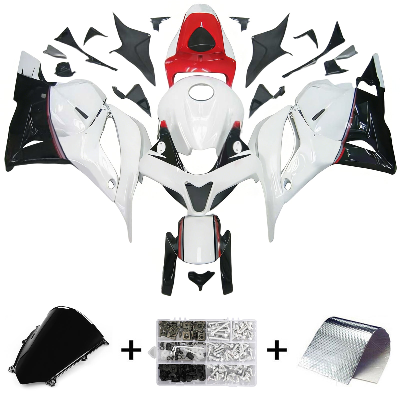 Kit de carénage à injection en plastique ABS pour Honda CBR600RR 2009-2012 F5