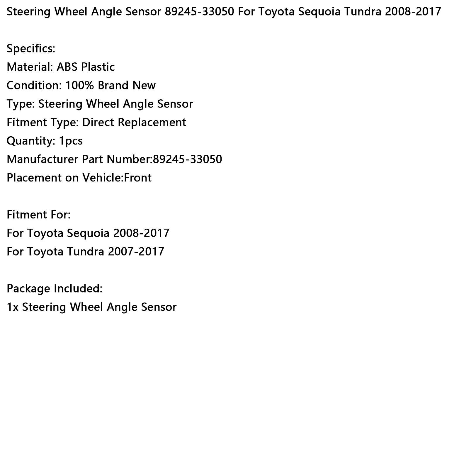 Senzor d&Kot volana 89245-33050 za Toyota Sequoia Tundra 2008-2017