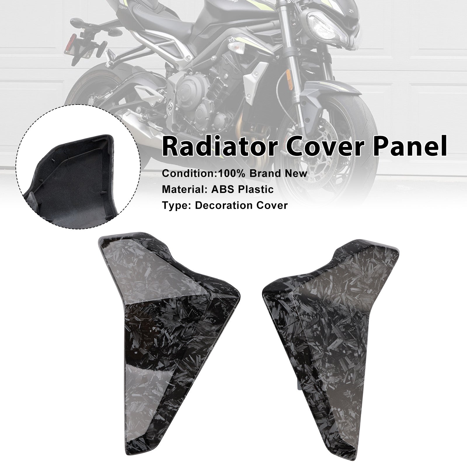 Carénages latéraux de radiateur pour Street Triple 765 R/RS 2023-2025