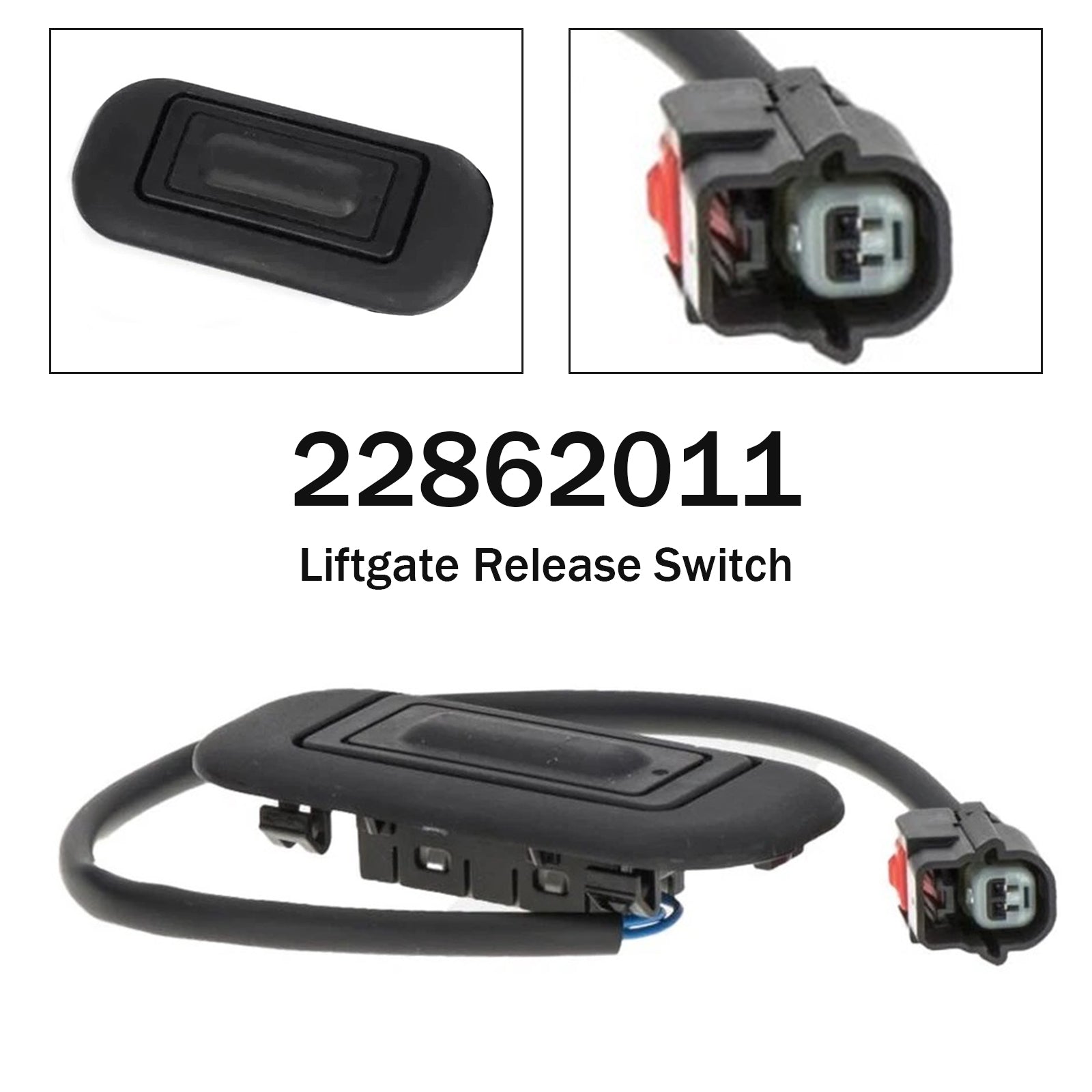 Bouton de déverrouillage du hayon pour Chevrolet Equinox 2010-2017 22862011