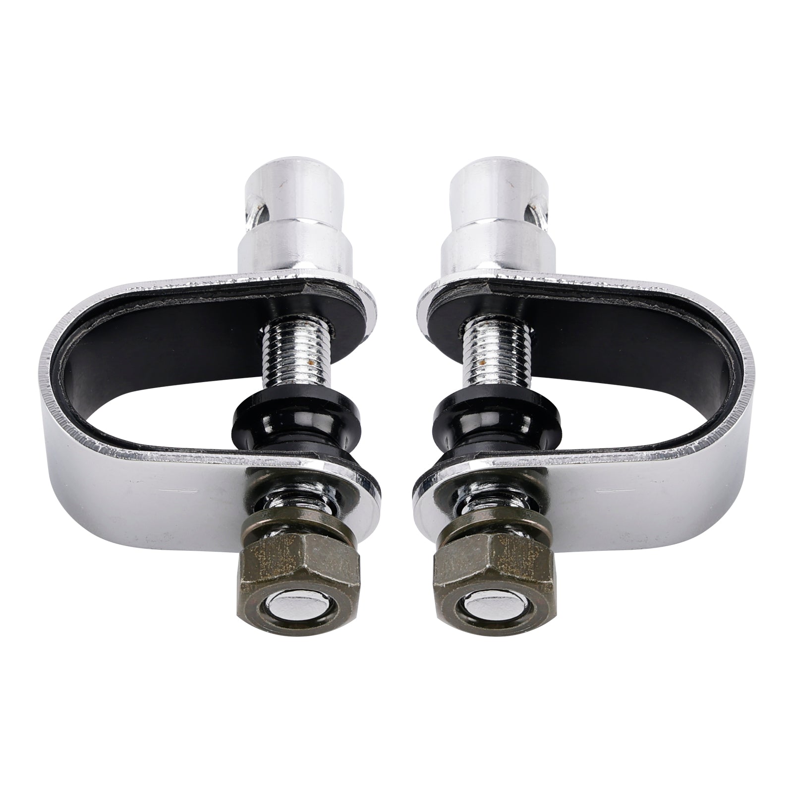 Rechthoekige chromen clip-on achteruitkijkspiegels voor Yamaha XS650 SR400 SR500 W650