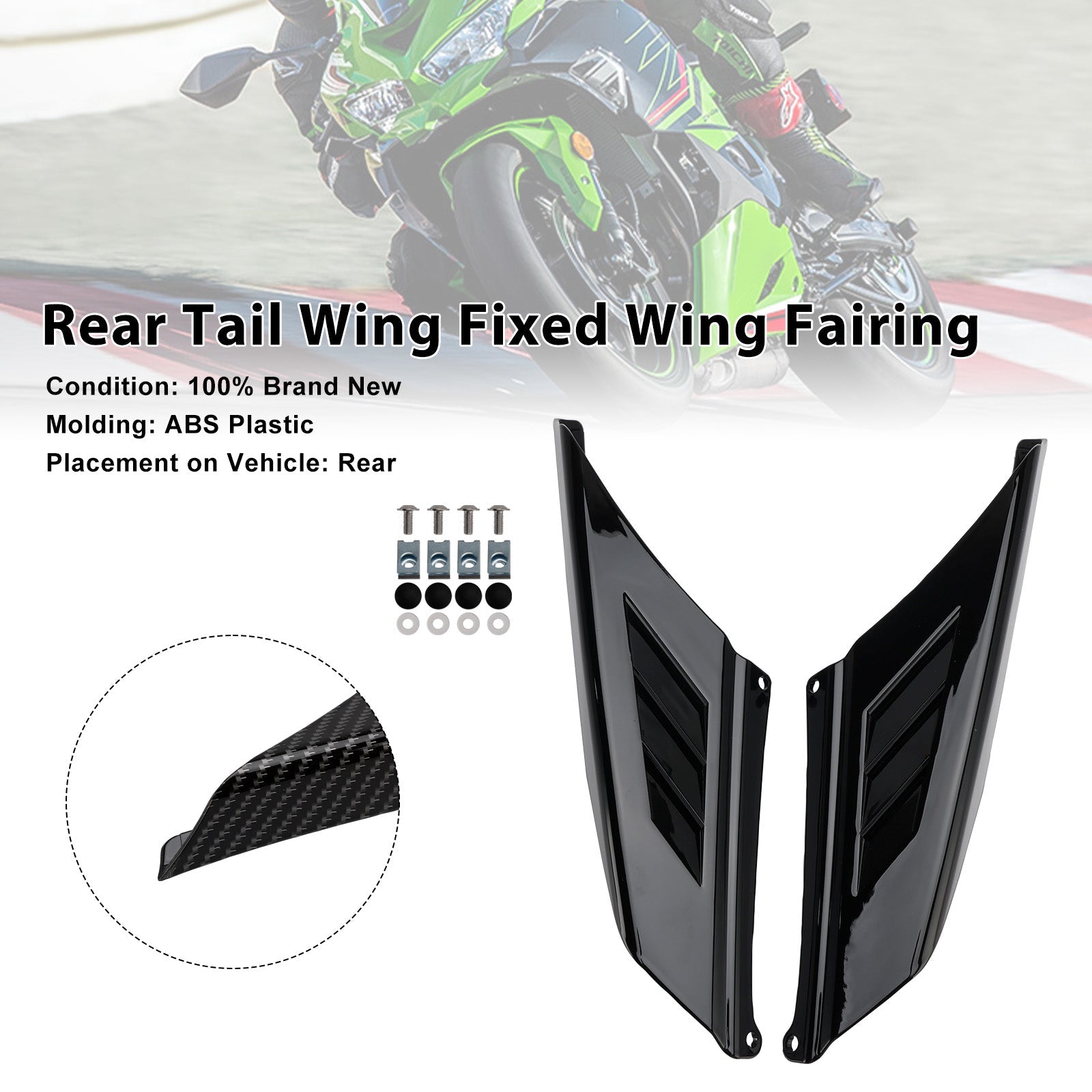 Carénage arrière fixe pour Kawasaki NINJA ZX-4R ZX-4RR 2023-2025