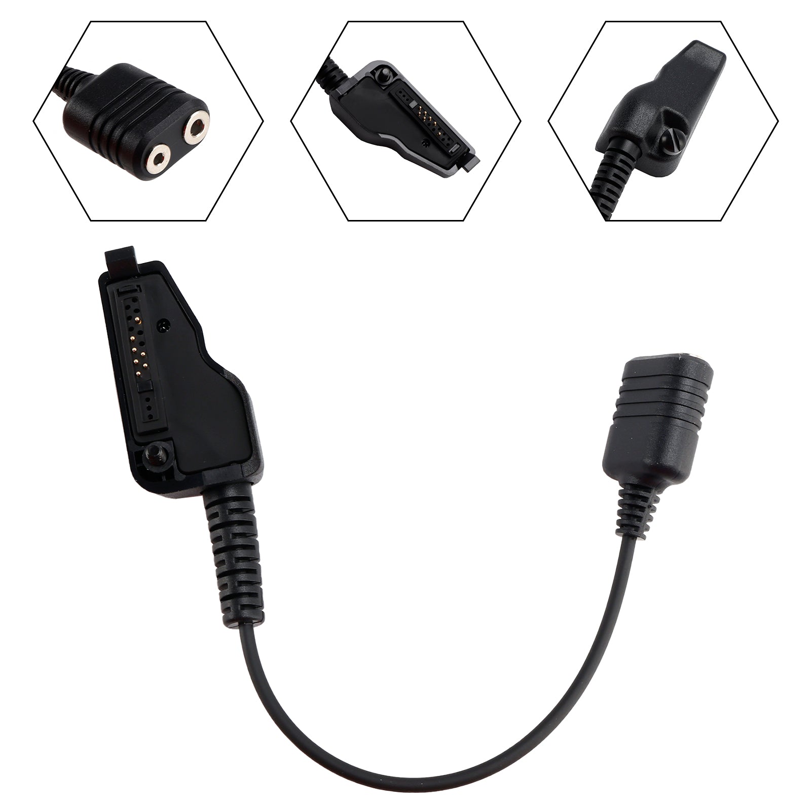 K Interface kuulokeporttimuunnin kaapeli TKD3188, TK-D300, TK390, TK3185 ja TK3140