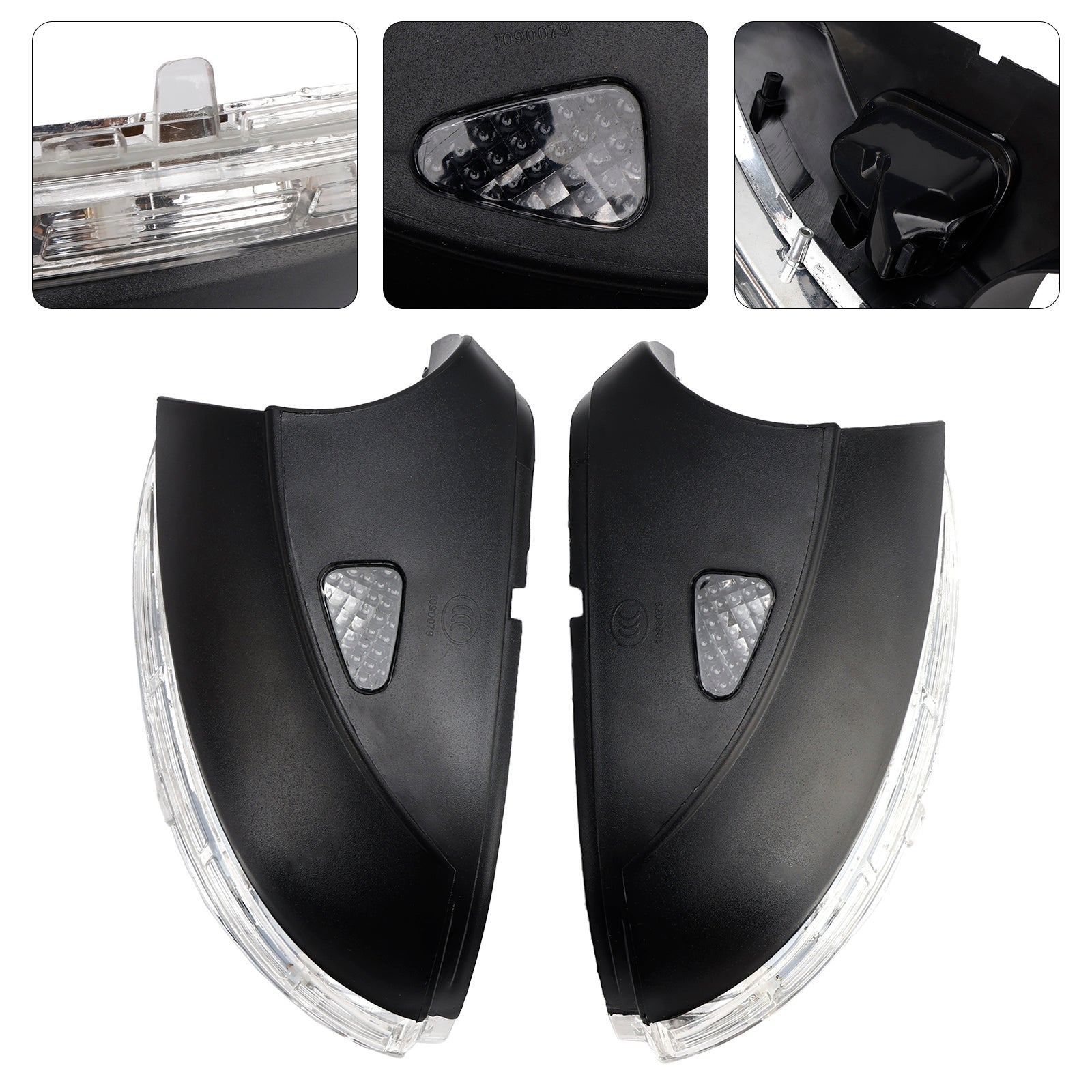 Conjunto de 2 señales de giro de espejos laterales para VW Passat B7 2010-2015