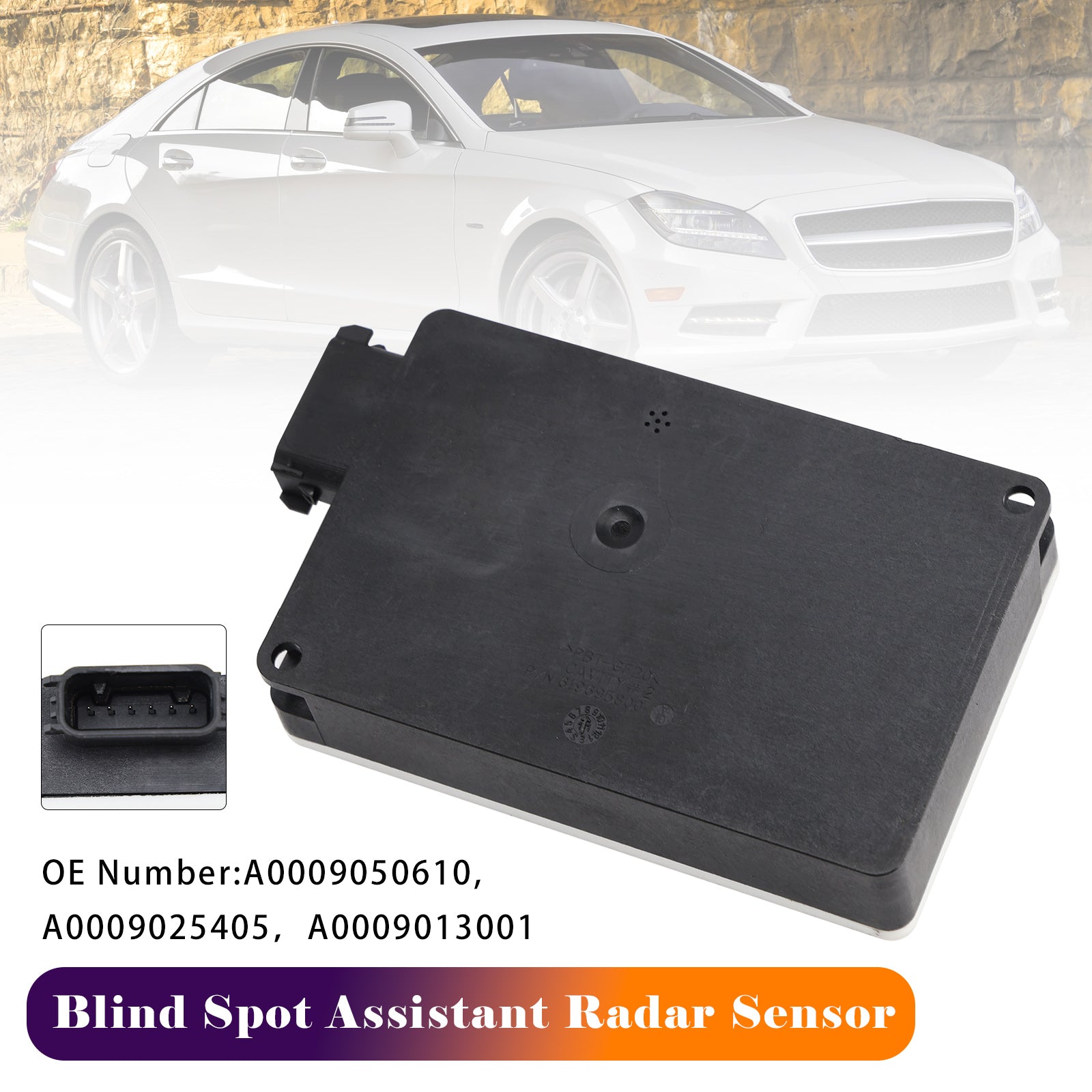 Sensore radar angolo cieco per Mercedes Classe E, CLA, CLS, ML e GL (A0009050610, A0009025405)
