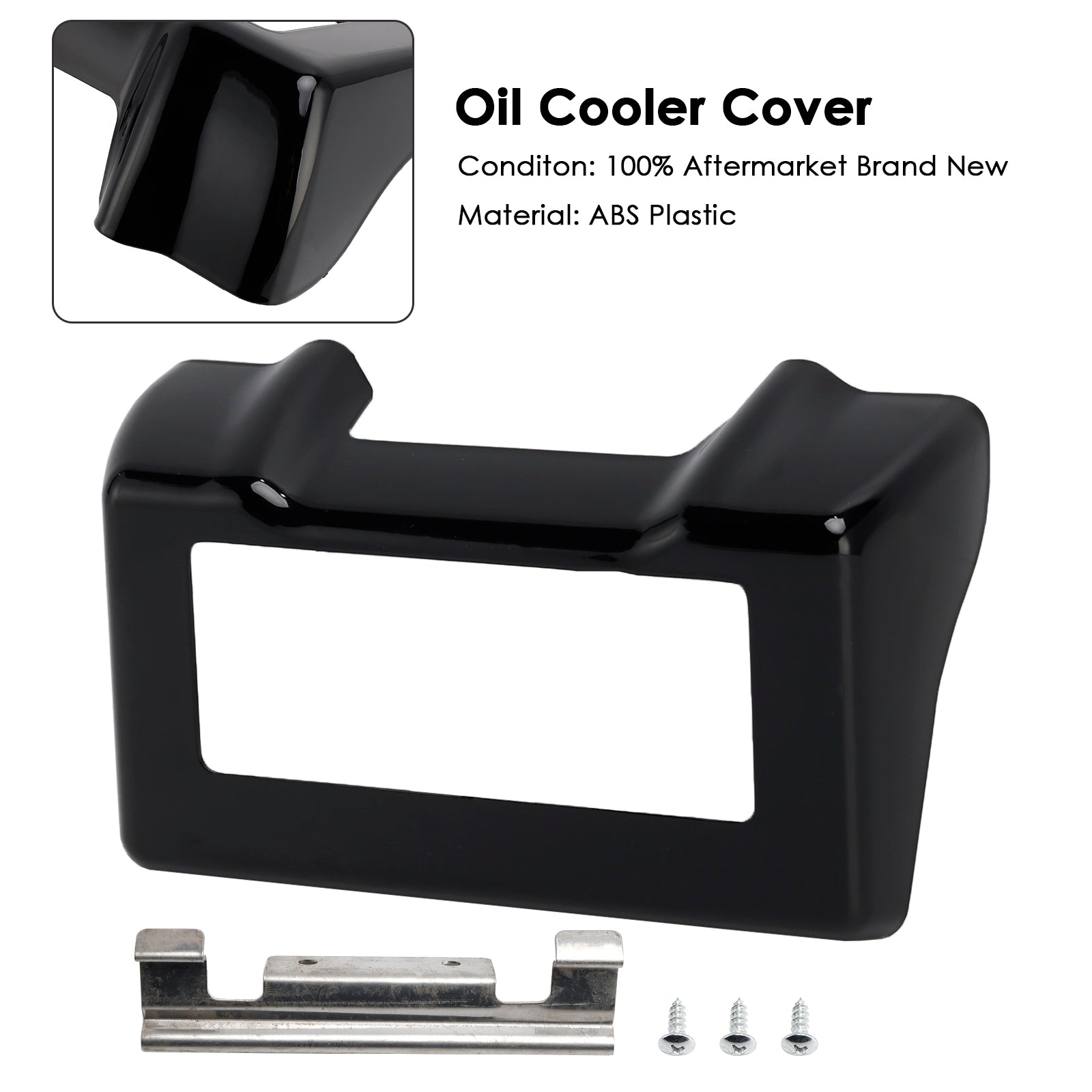 Couvercle de refroidisseur d'huile compatible avec les modèles Touring Road King et Street Glide 2011-2016