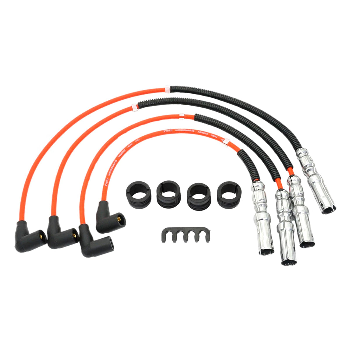Kit de câbles d'allumage 8 mm 063905431A pour VW Beetle Bora Golf GTI Jetta 2.0L