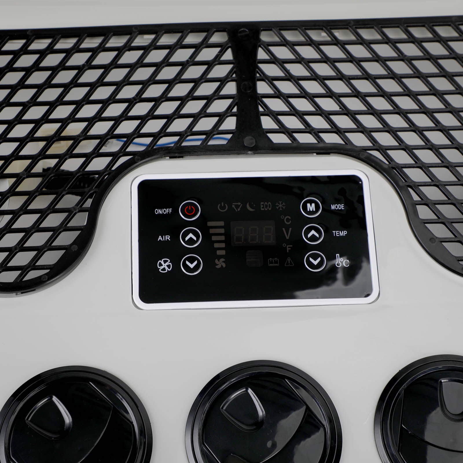 Klimatyzator dachowy 12 V z pompą ciepła do kampera & Narzędzie - 2200 W Zimno/1000 W Gorąco