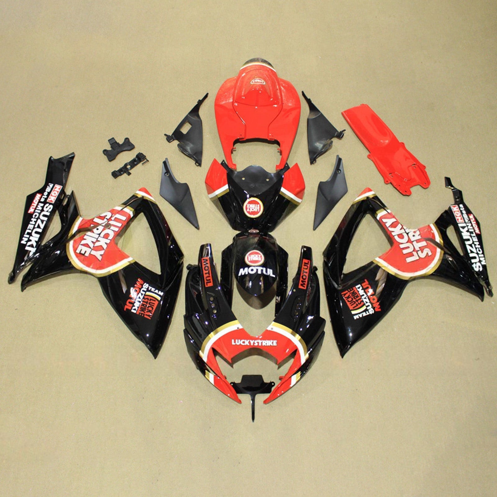 ABS-muovinen ruiskutettu suojasarja Suzuki GSXR 600/750 2006-2007 K6