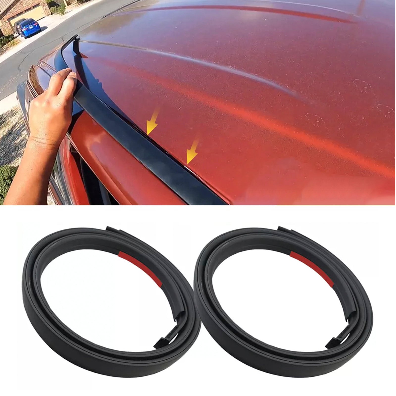 Gumijasta strešna oblikovanja za Toyota Tundra Double Cab 2007-2020, 2 sobi, levi in desni strani